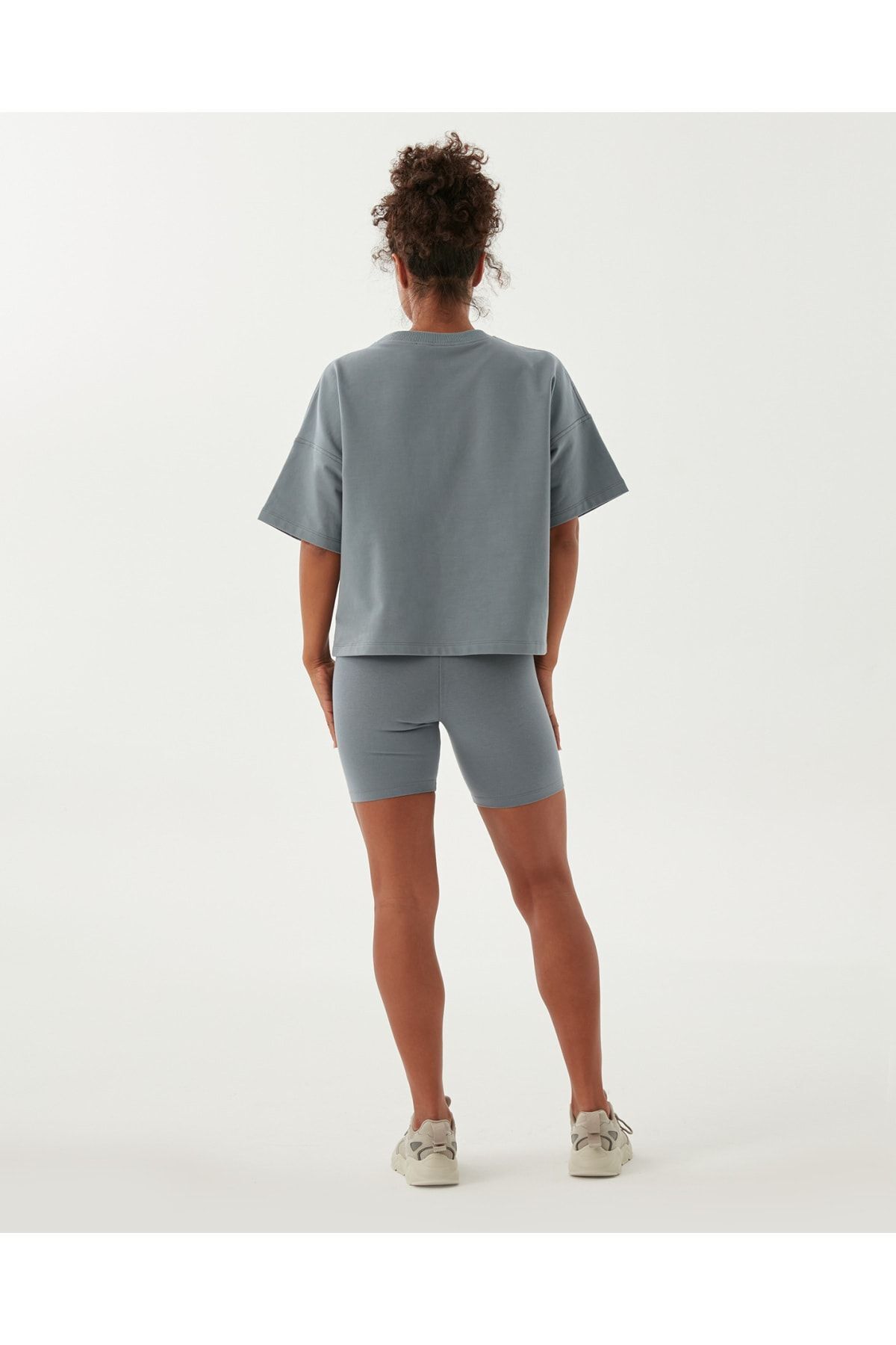 Ayma Active-Blue Short Sleeve Crew Neck Basic Thick Sweatshirt Tee 6