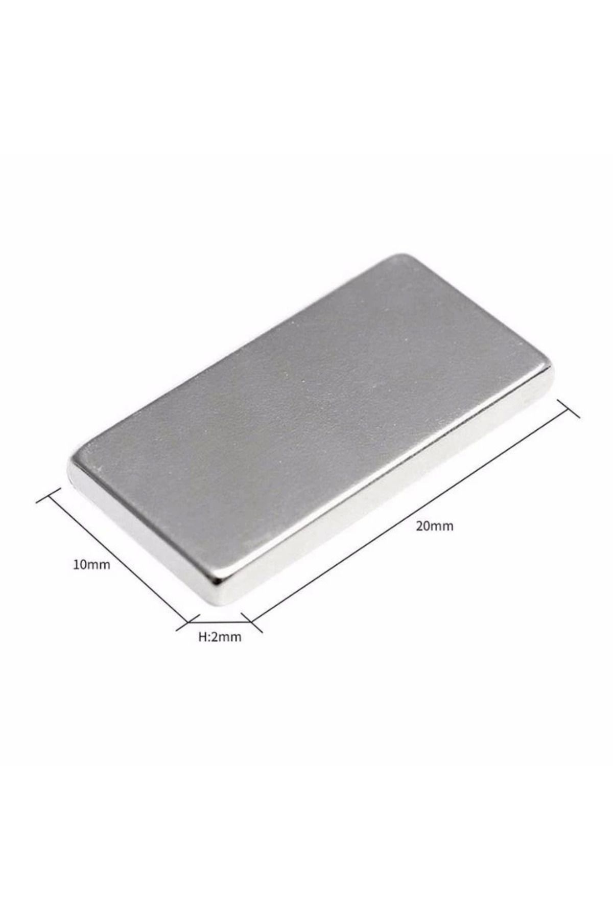 Easy Tedarik N35 20x10x2 Mm Neodyum Mıknatıs 1000 Adet, Köşeli, Nikel Kaplamalı Kaliteli Ve Dayanıklı Ürün