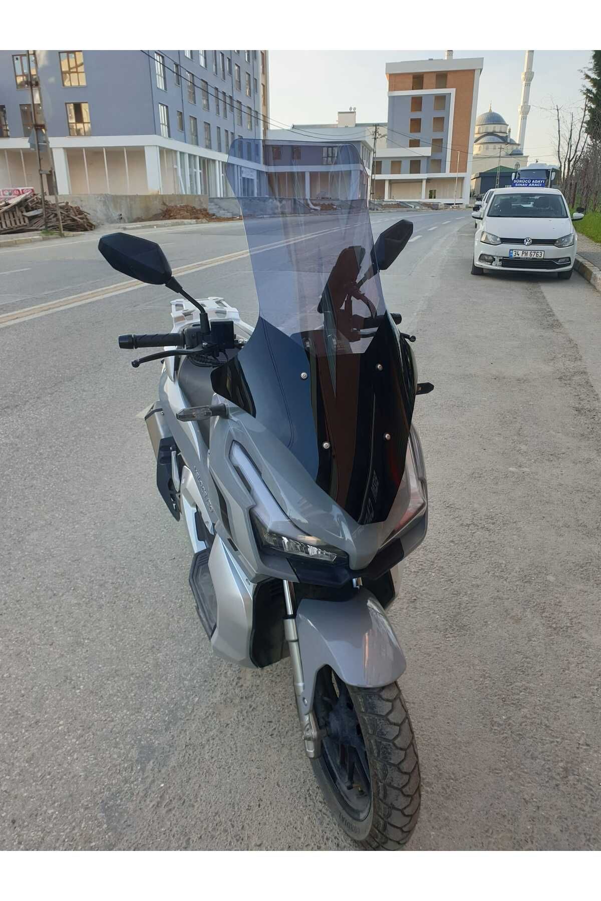RKS Veloce 150 Siperlik Ön Cam 2023-2025 Model 78cm Füme Renkli 4mm UZUN CAM