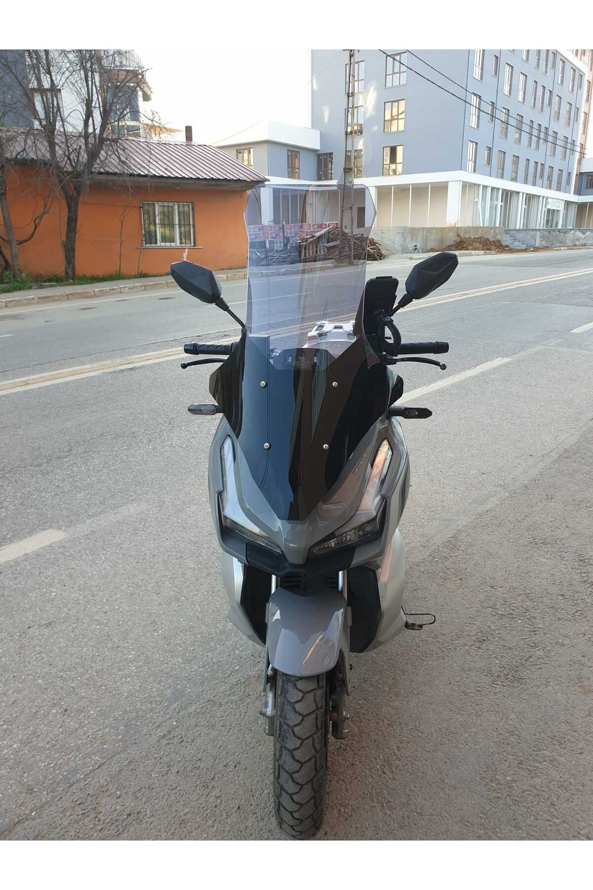 RKS Veloce 150 Siperlik Ön Cam 2023-2025 Model 78cm Füme Renkli 4mm UZUN CAM
