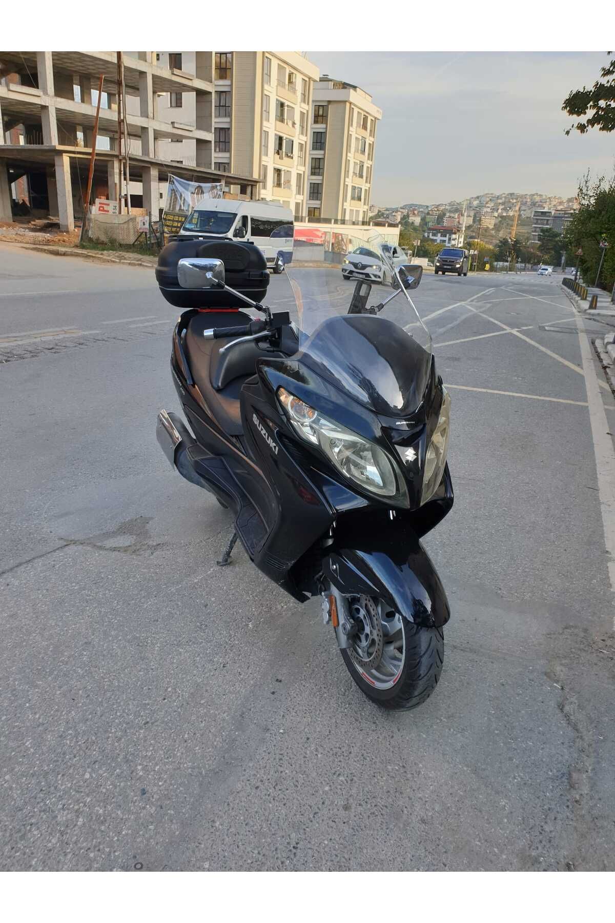 Suzuki Burgman 400 K7 Siperlik Ön Cam 2007 2015 Model 70cm Şeffaf Renkli 4mm