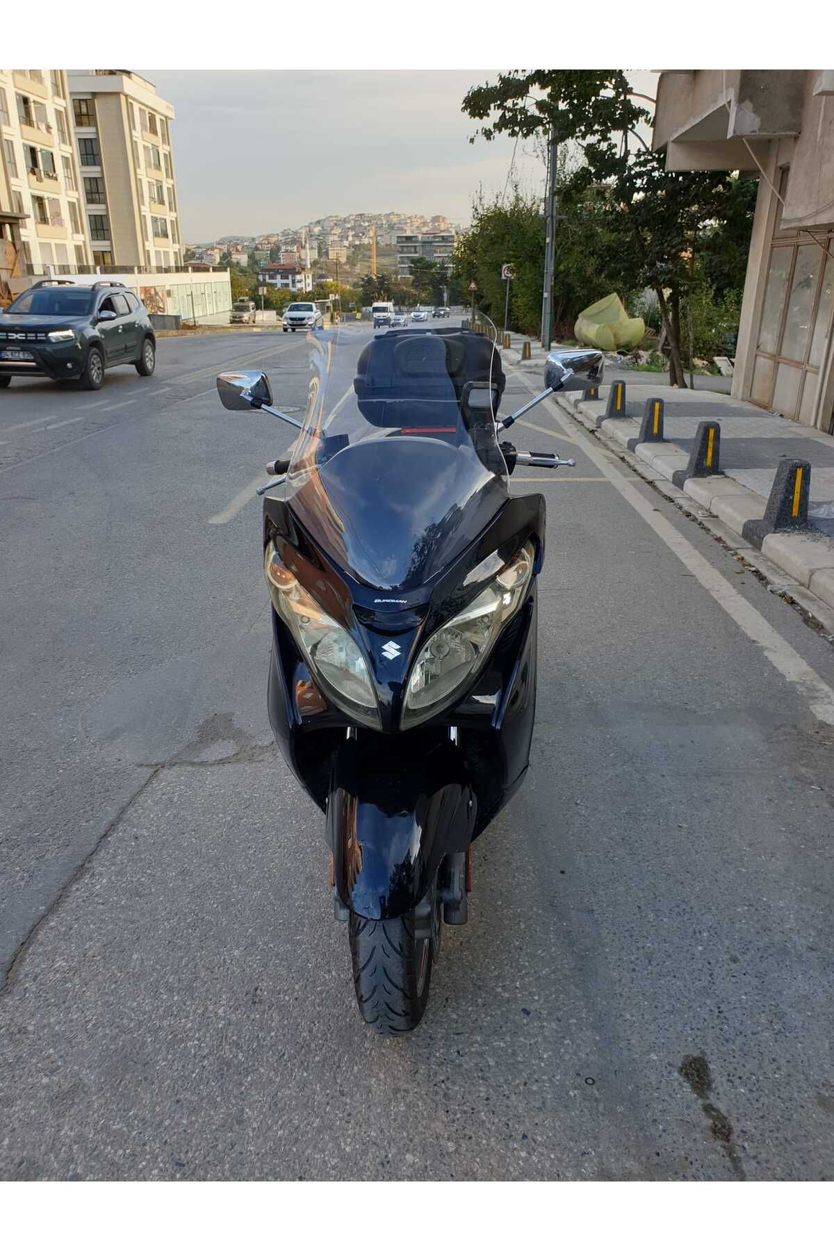 Suzuki Burgman 400 K7 Siperlik Ön Cam 2007 2015 Model 70cm Şeffaf Renkli 4mm