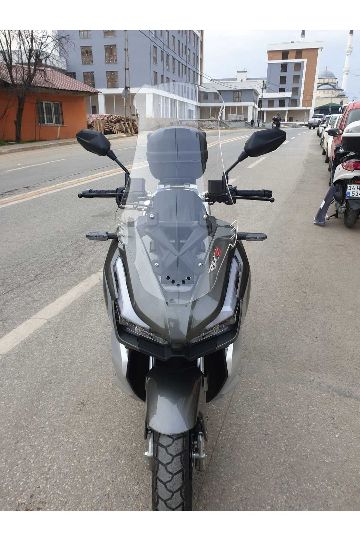 RKS Veloce 150 Siperlik Ön Cam 2023-2025 Model 75cm Şeffaf 4mm UZUN CAM