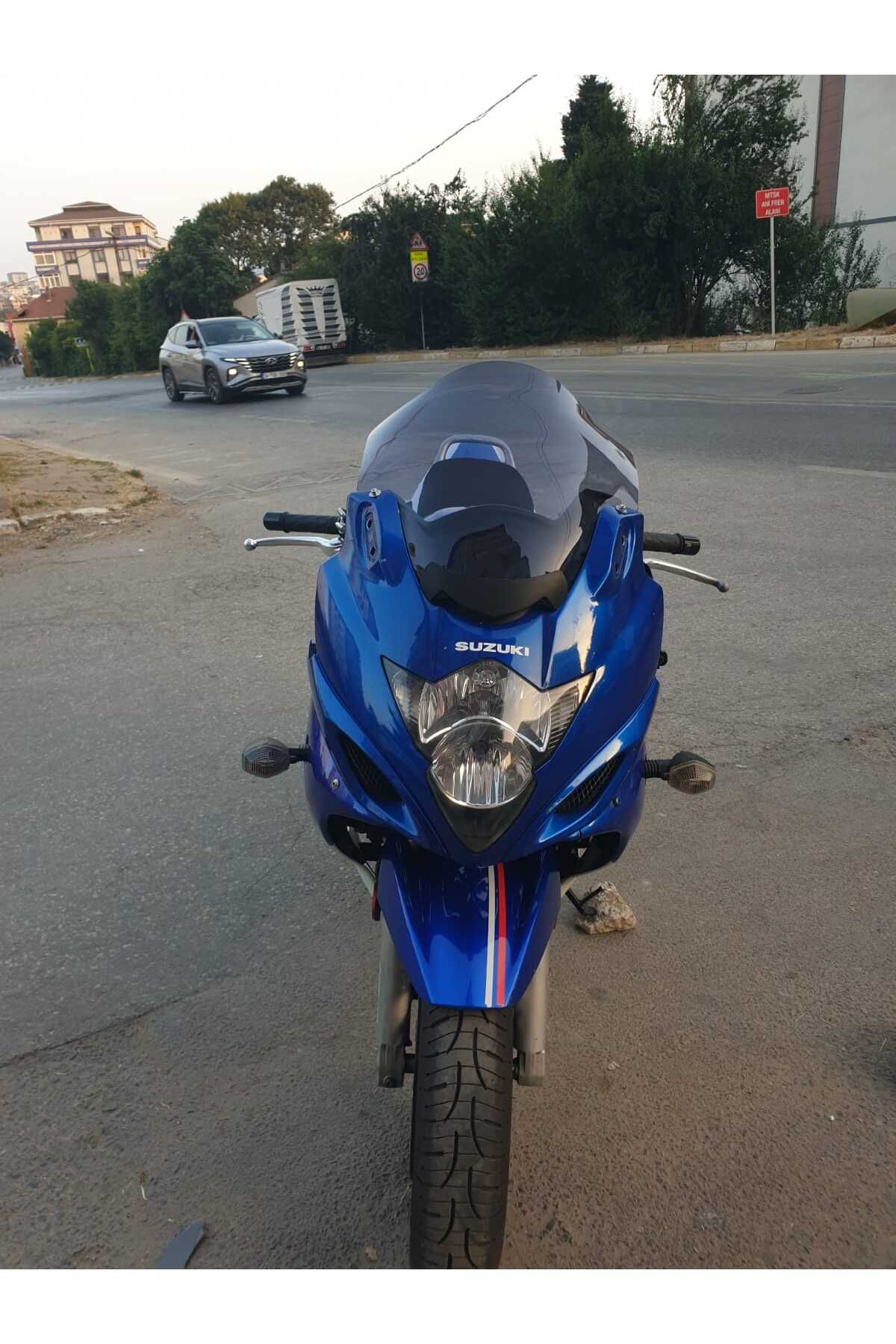Suzuki GSX 650 F Siperlik Ön Cam 2008 2012 Model 40cm Füme Renkli