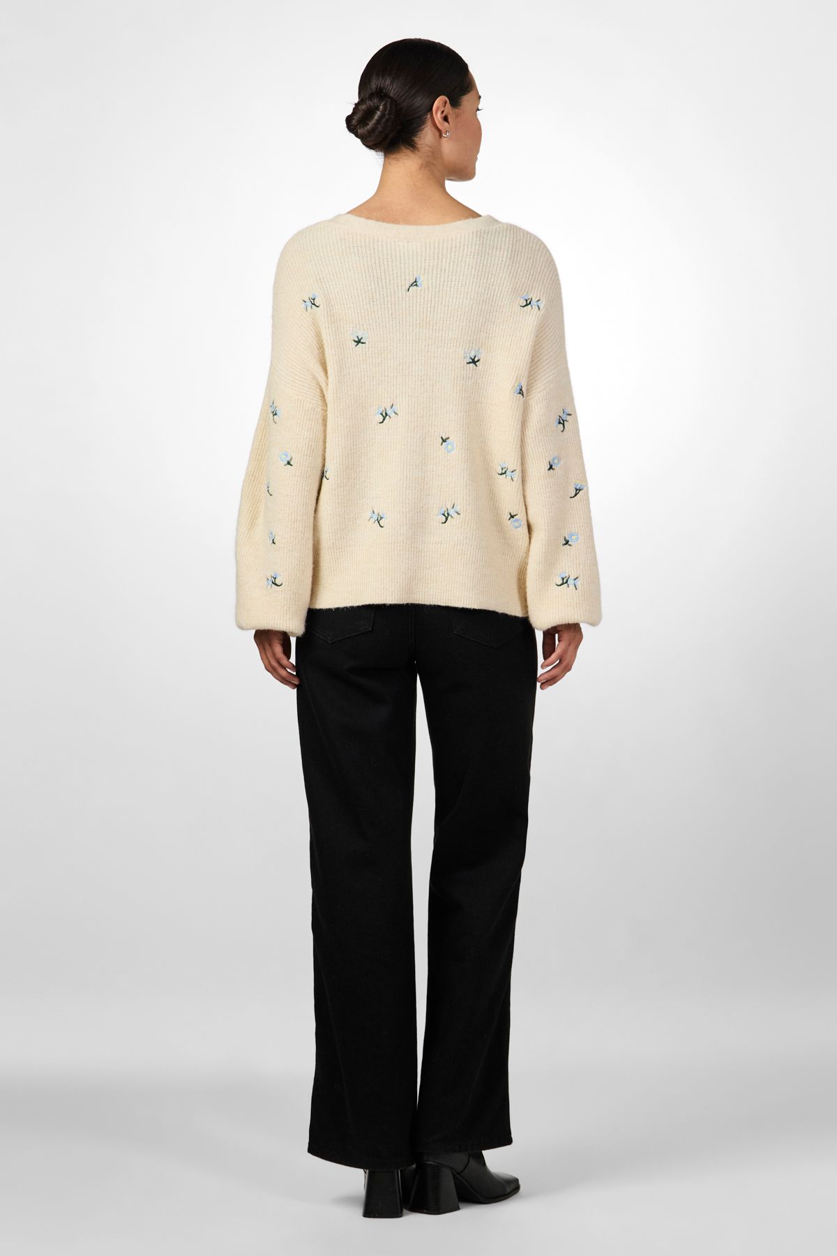 YAS.-Bluzka damska z dzianiny typu pullover - Pre52/Pc26/Nyl10/Wo9/Ea3 3