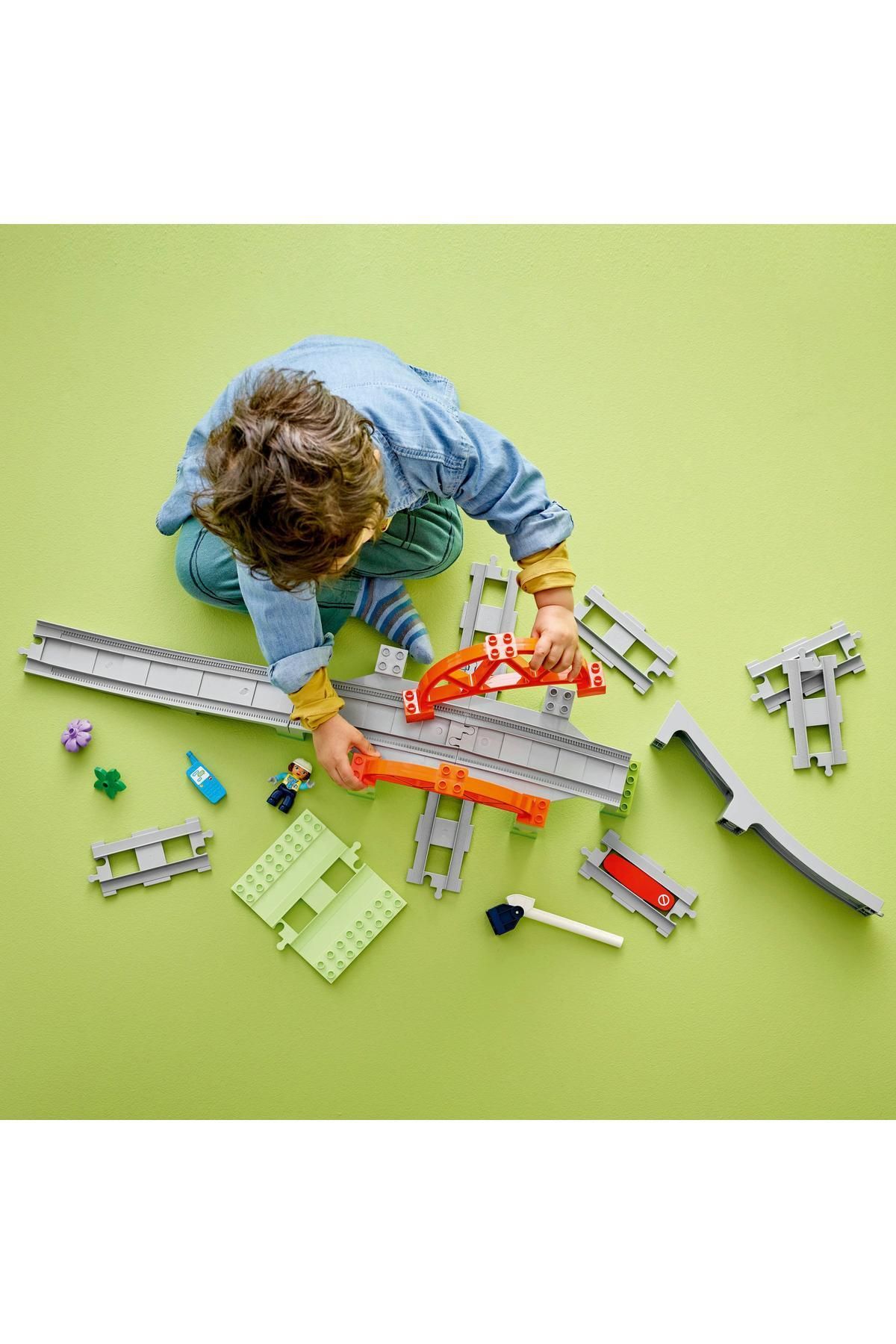 LEGO-® مجموعة توسيع جسر ومسارات قطار المدينة DUPLO® 10426 5