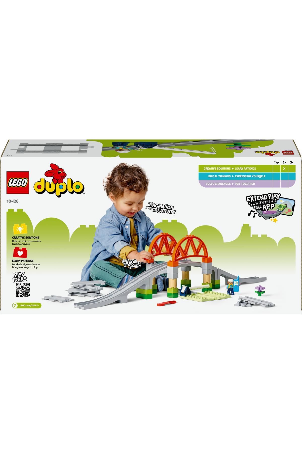 LEGO-® مجموعة توسيع جسر ومسارات قطار المدينة DUPLO® 10426 4