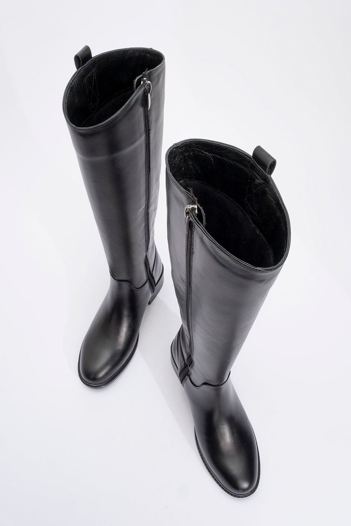 LuviShoes-Dámské boty z pravé kůže Acro Black Skin 2