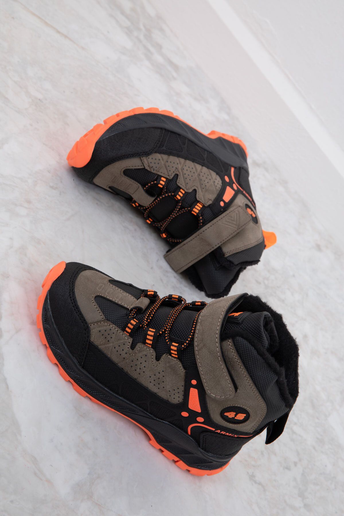 SOHO-Black-Mink-Orange Kids Boots & Bootie 20000 3