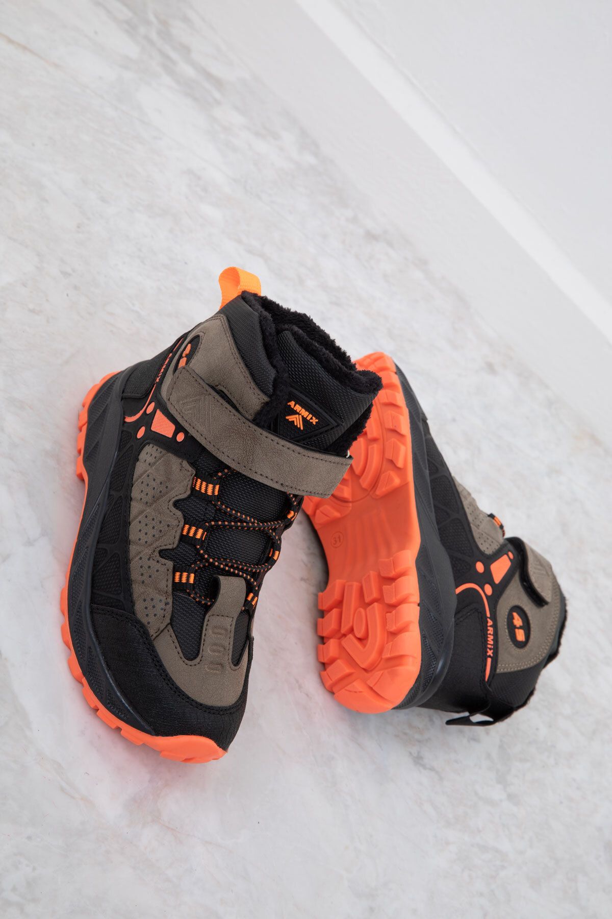 SOHO-Black-Mink-Orange Kids Boots & Bootie 20000 1