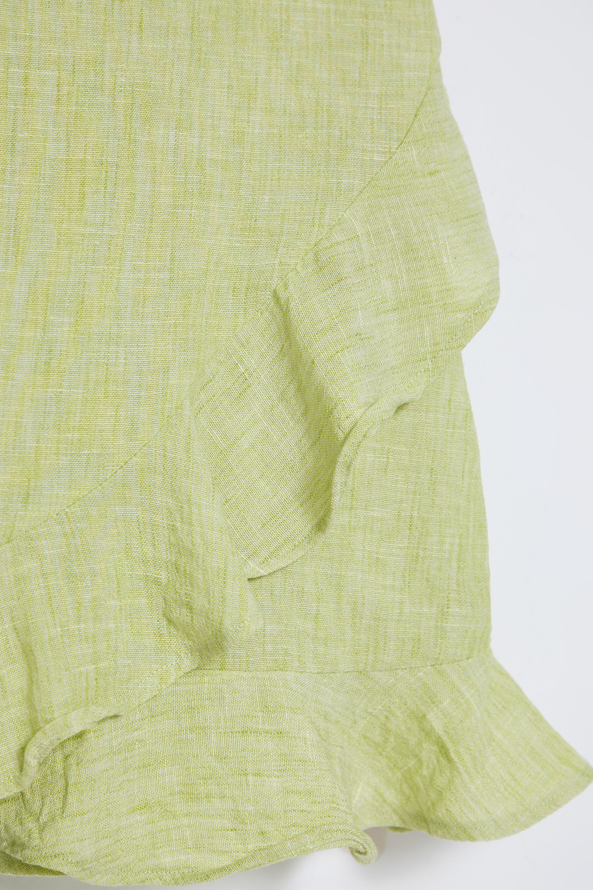 Trendyolmilla  Fıstık Yeşil Dokuma Alt-Üst Takım TWOSS25AU00017 - Görsel 9