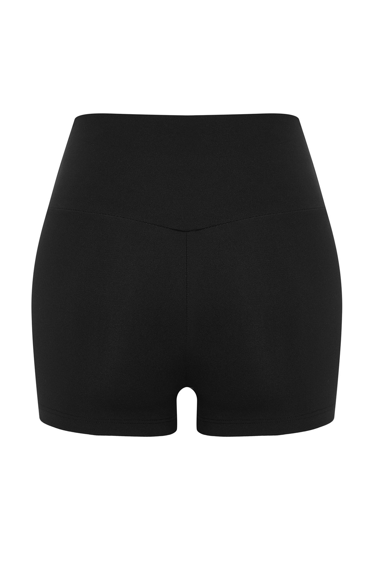 Trendyol Collection-Black Brushed Soft Fabric Knitted Sports Shorts/Short Leggings Thmss25Ty00006 7