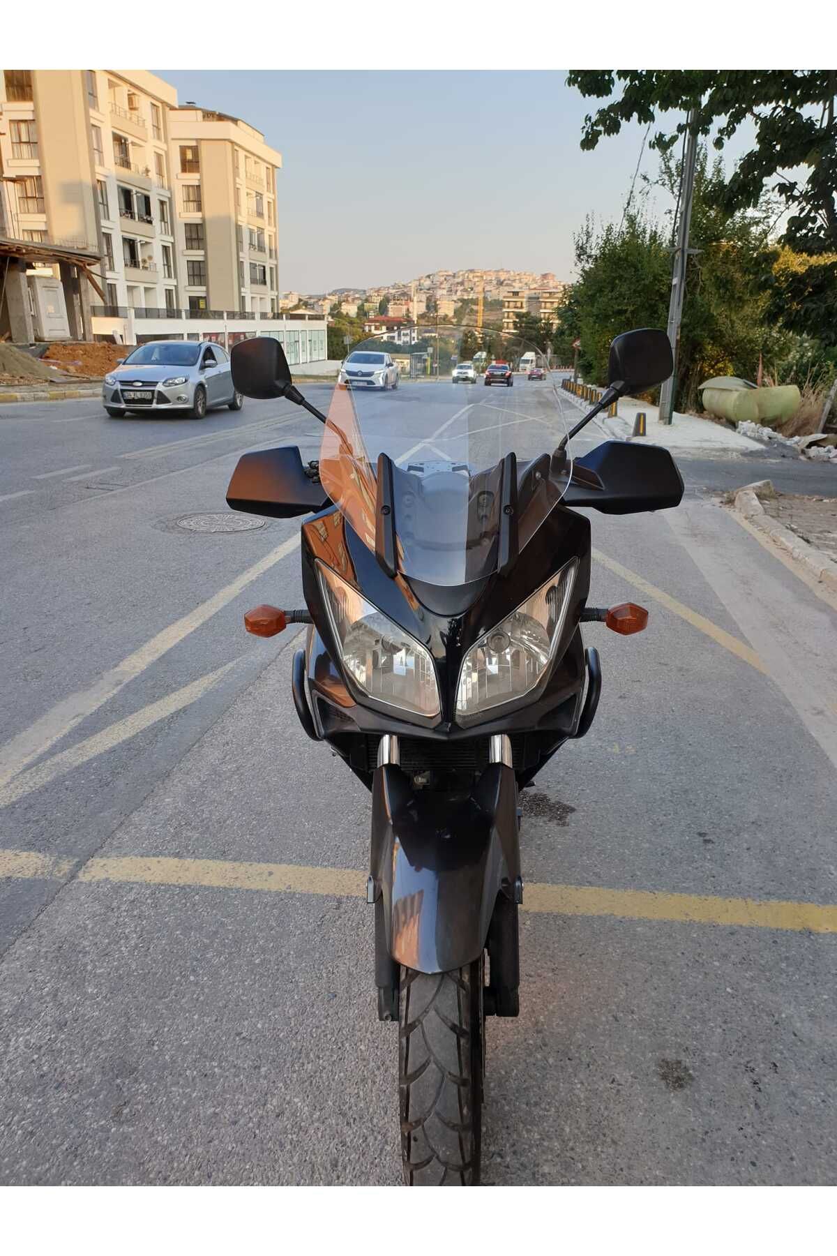 Suzuki V-strom DL 650-1000 Siperlik Ön Cam 2004-2010 Model 45cm Şeffaf Renkli 4mm