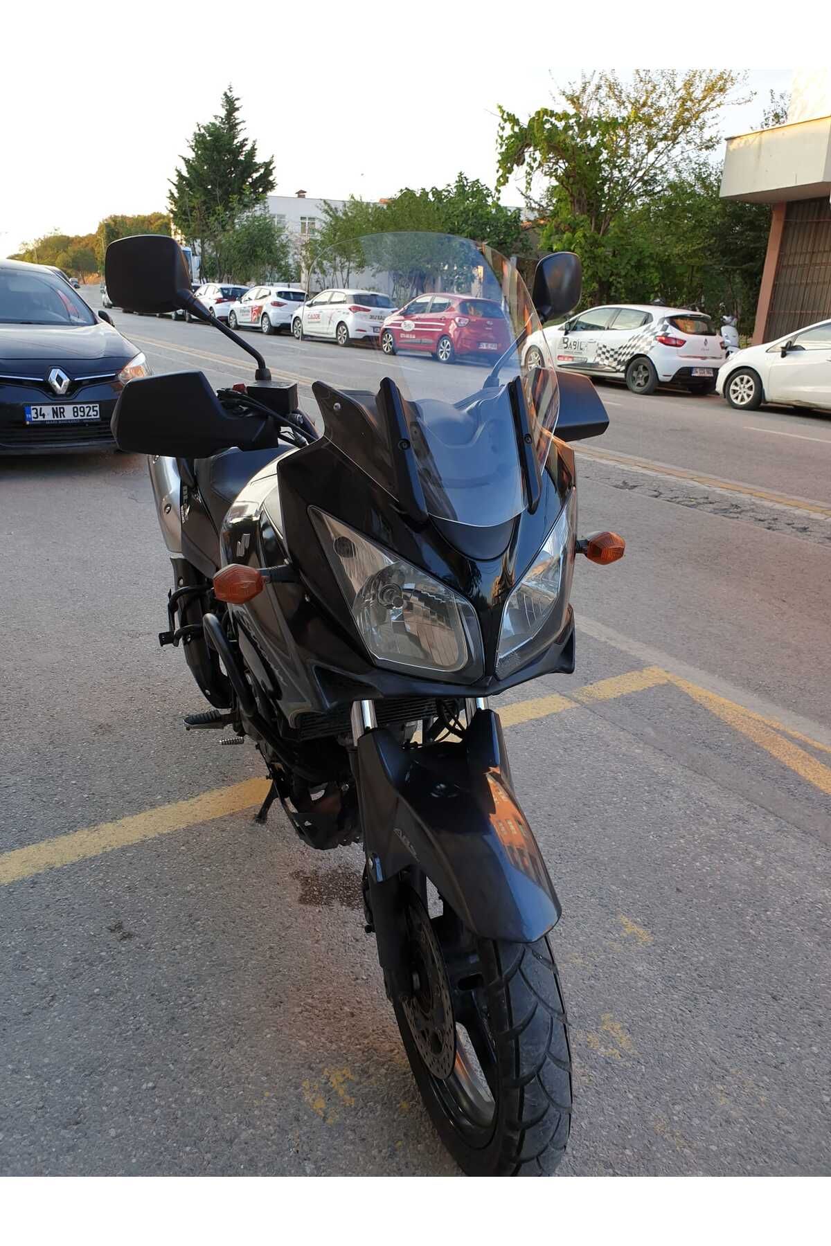 Suzuki V-strom DL 650-1000 Siperlik Ön Cam 2004-2010 Model 45cm Şeffaf Renkli 4mm