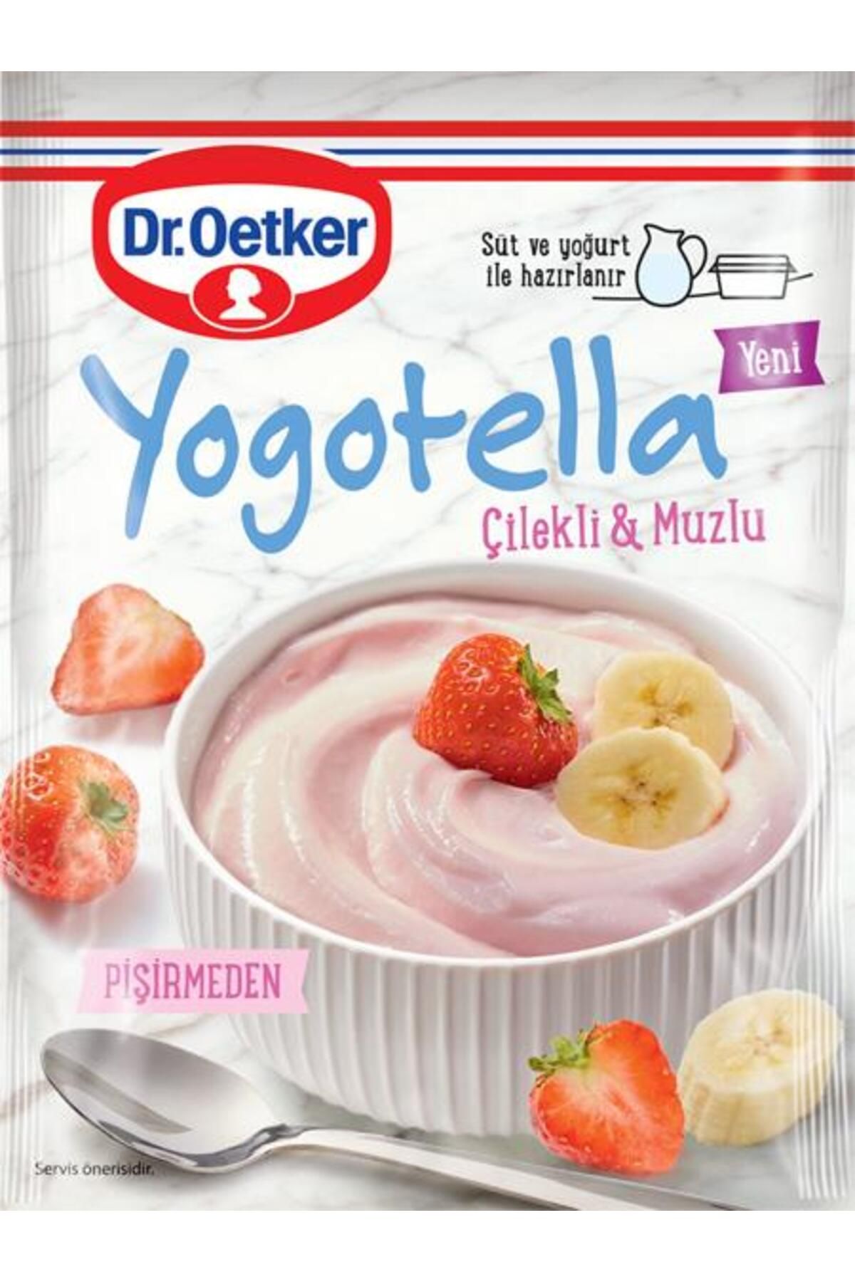 Dr. Oetker Yogotella Çilekli Muzlu 68 Gr. (2'Lİ)