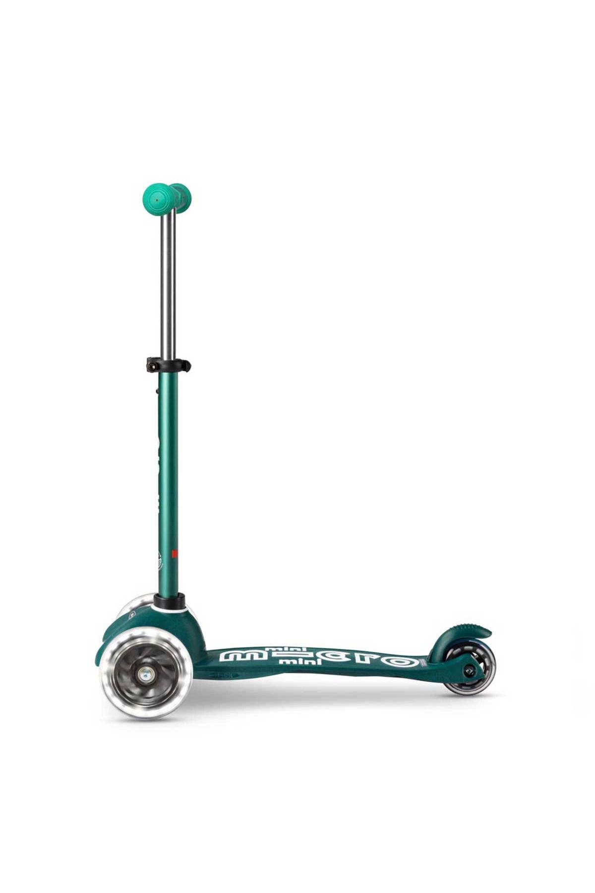 TOYFEST Micro Mini Micro Deluxe ECO LED 3 Tekerlekli Scooter Green