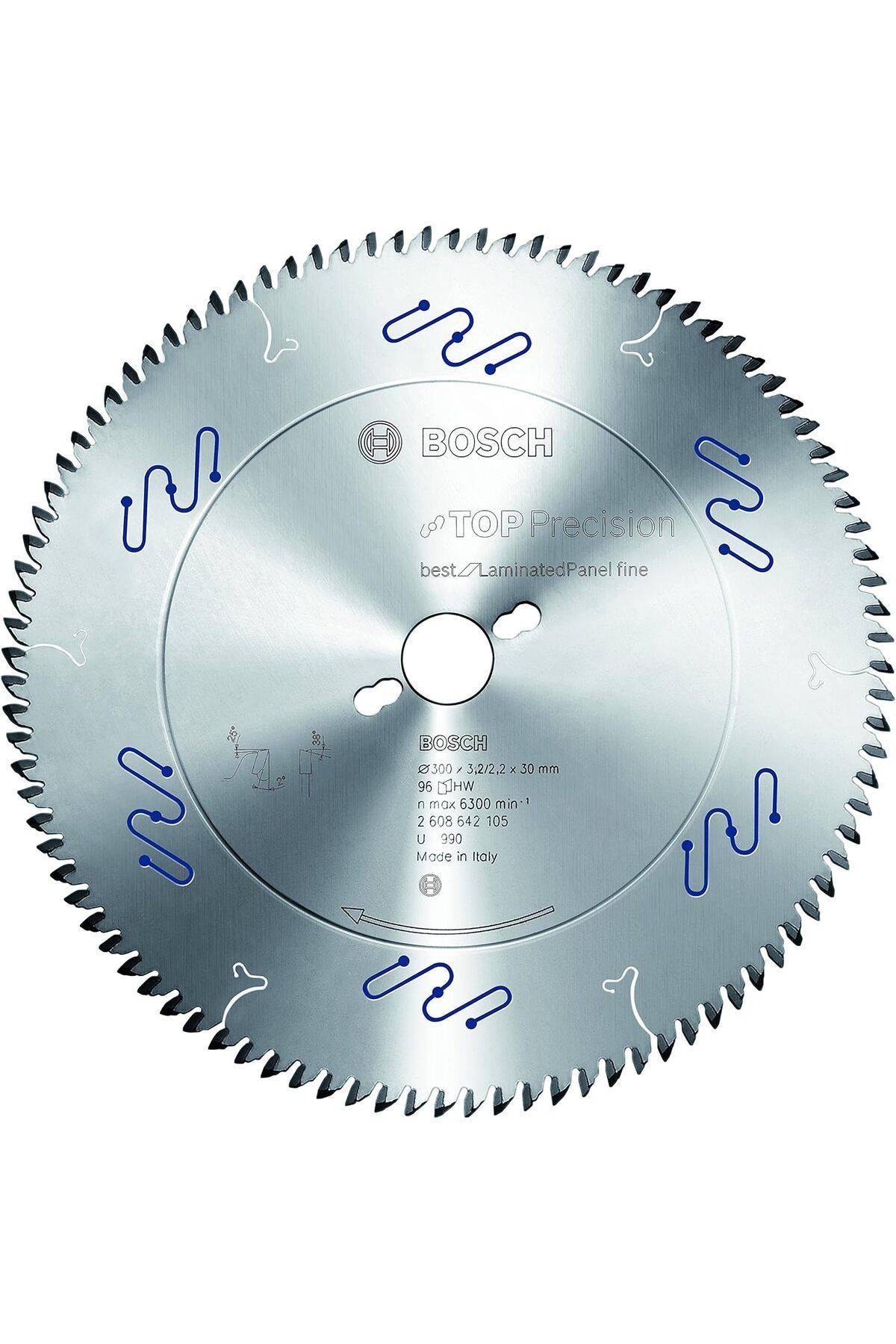 STOREMAX daliashops dairesel testere bıçağı Top Precision Laminated duvar askı Fine 350 x 30 x 3,5 mm, 2