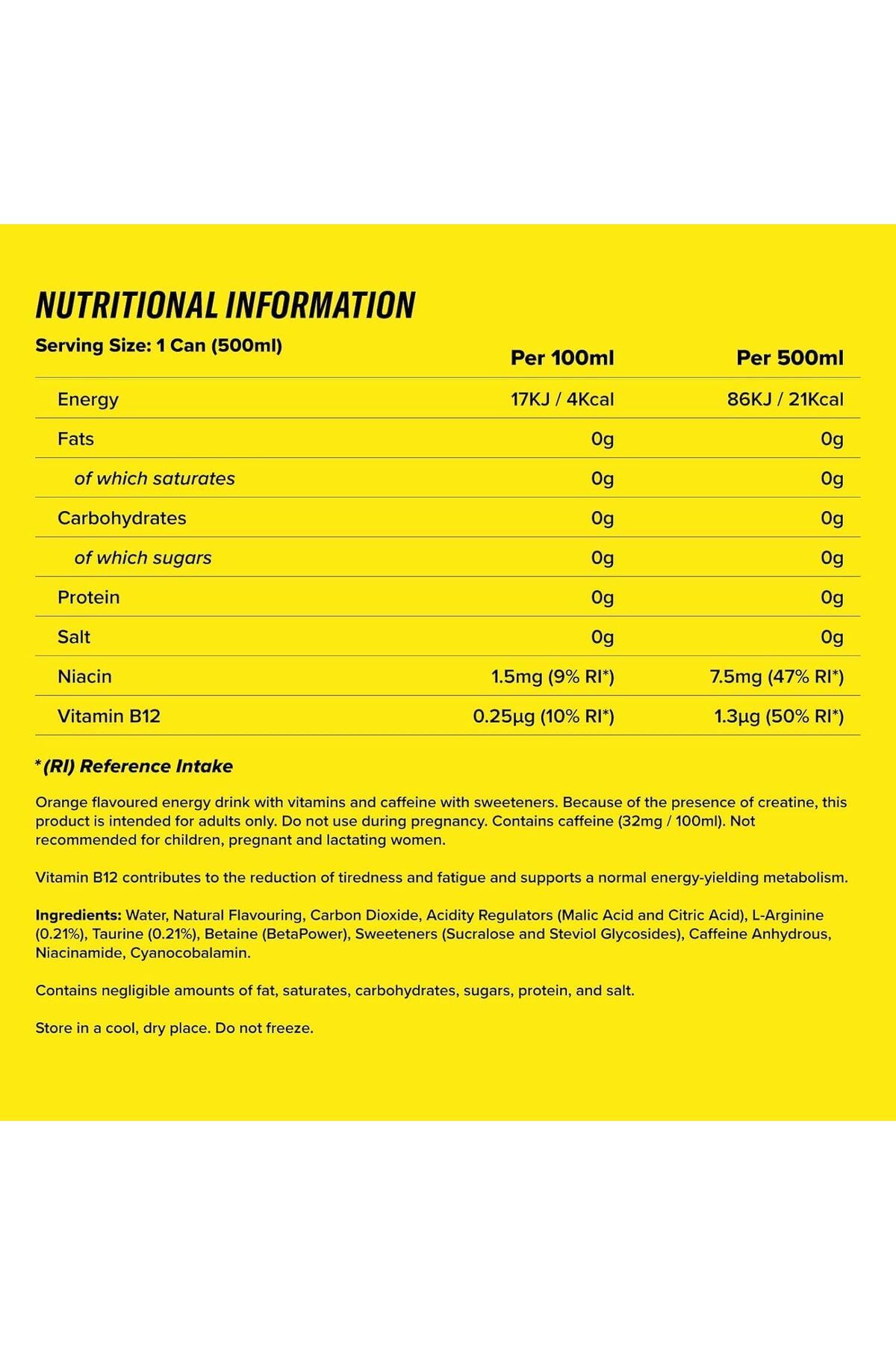 Cellucor-C4 Original Carbonated Energy Drink, Orange Slice, 500 ML | Pack Of 12 Pieces 4