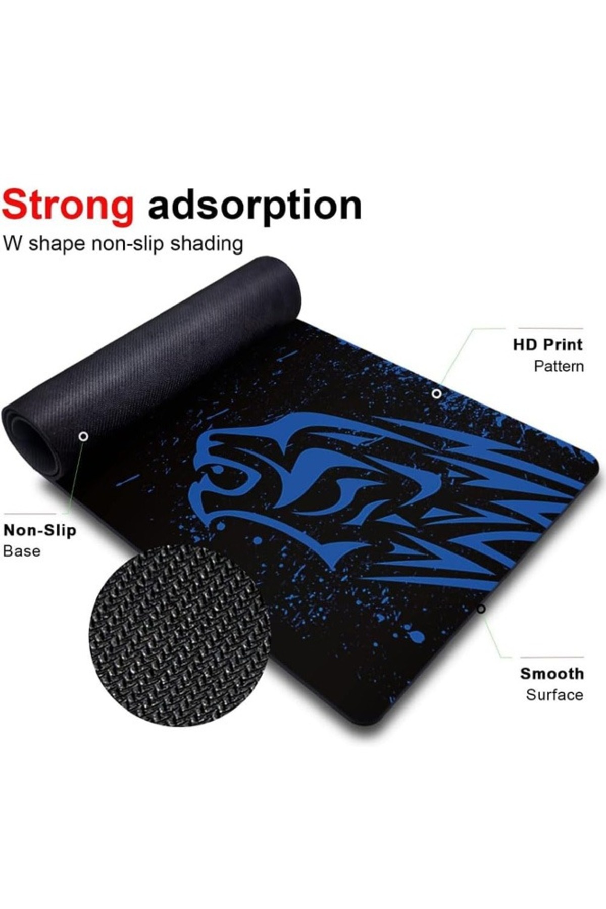 Taimi-Gaming Mouse Pad 600X300X4mm 3