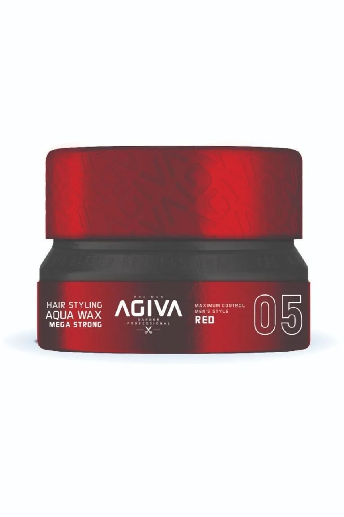 Nurum E Tİcaret Agiva Hair Wax 155 Ml Mega Tutuş Daha Sert Görünümlü Saç Şekillendirci05 RED