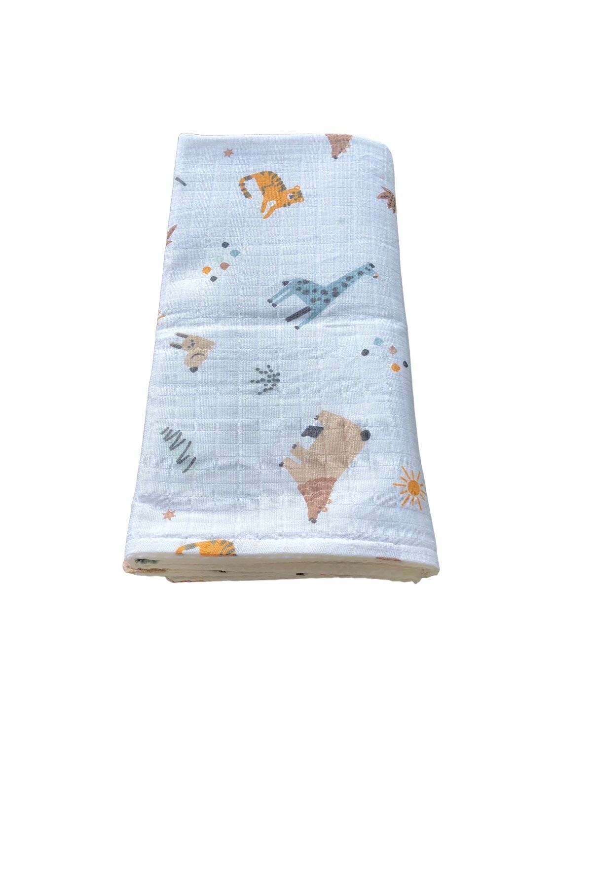 Kido Kidos-3-Piece Baby Nursing Set - Changing Mat, Double-Sided Muslin-Pique Cover Blanket 7