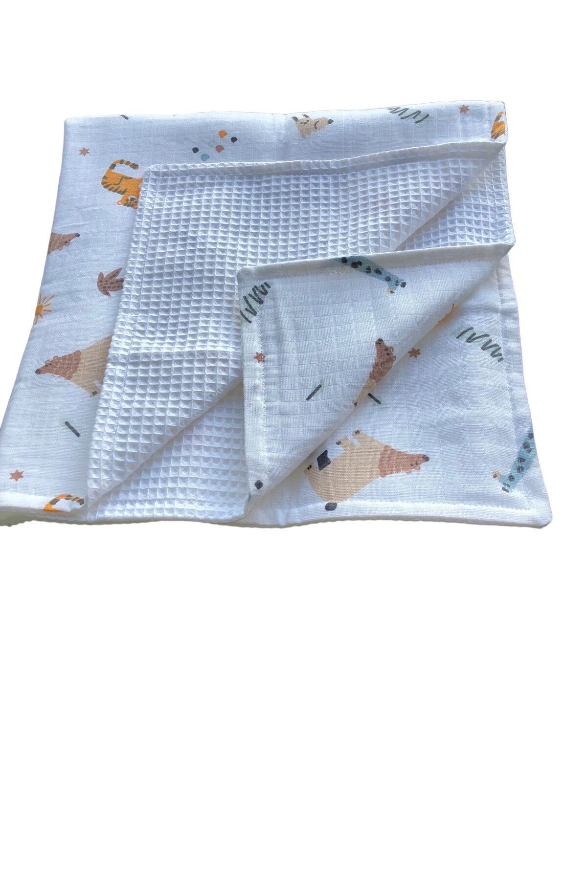 Kido Kidos-3-Piece Baby Nursing Set - Changing Mat, Double-Sided Muslin-Pique Cover Blanket 6