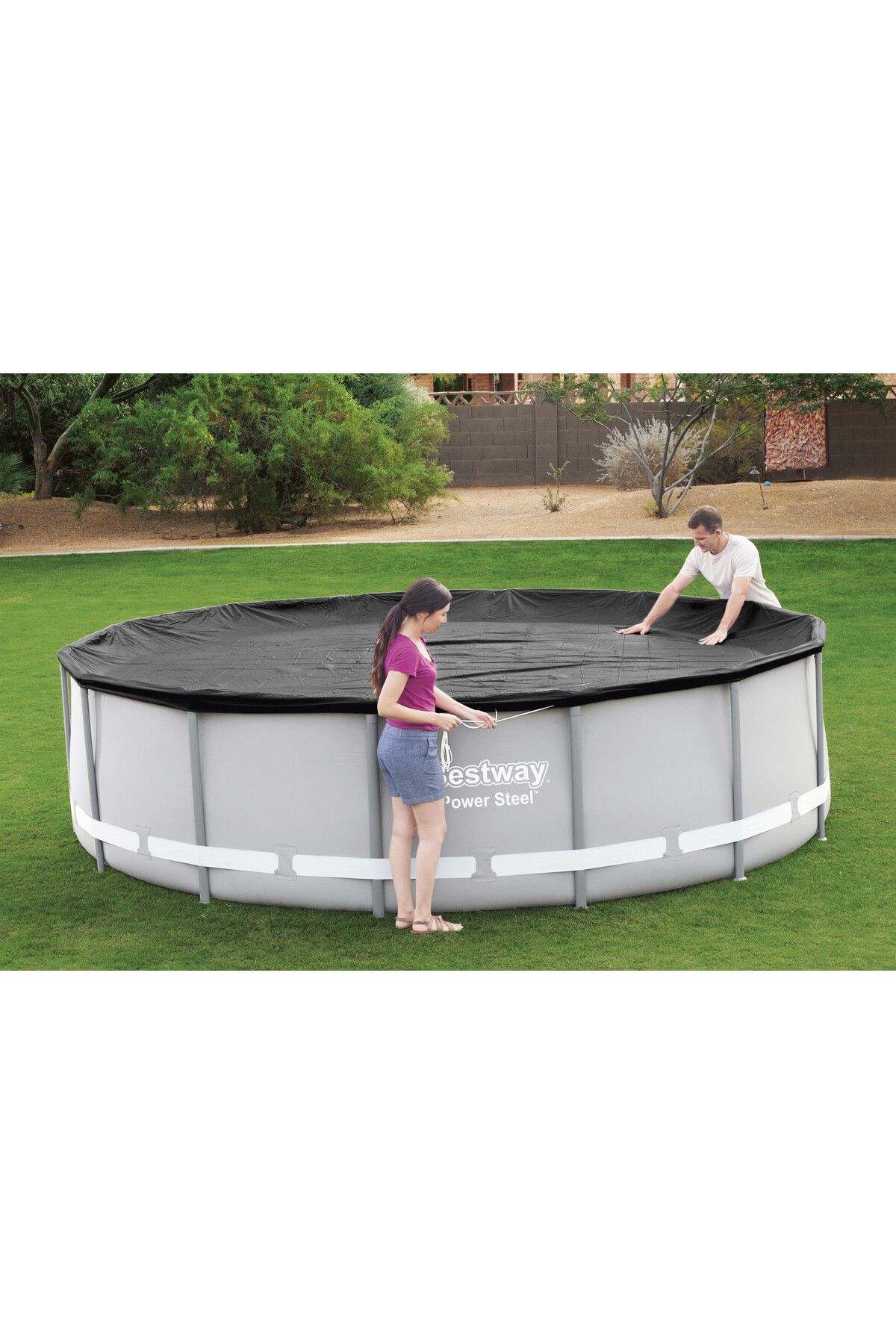 BESTWAY-Pool Cover Steel 427centimeters 3