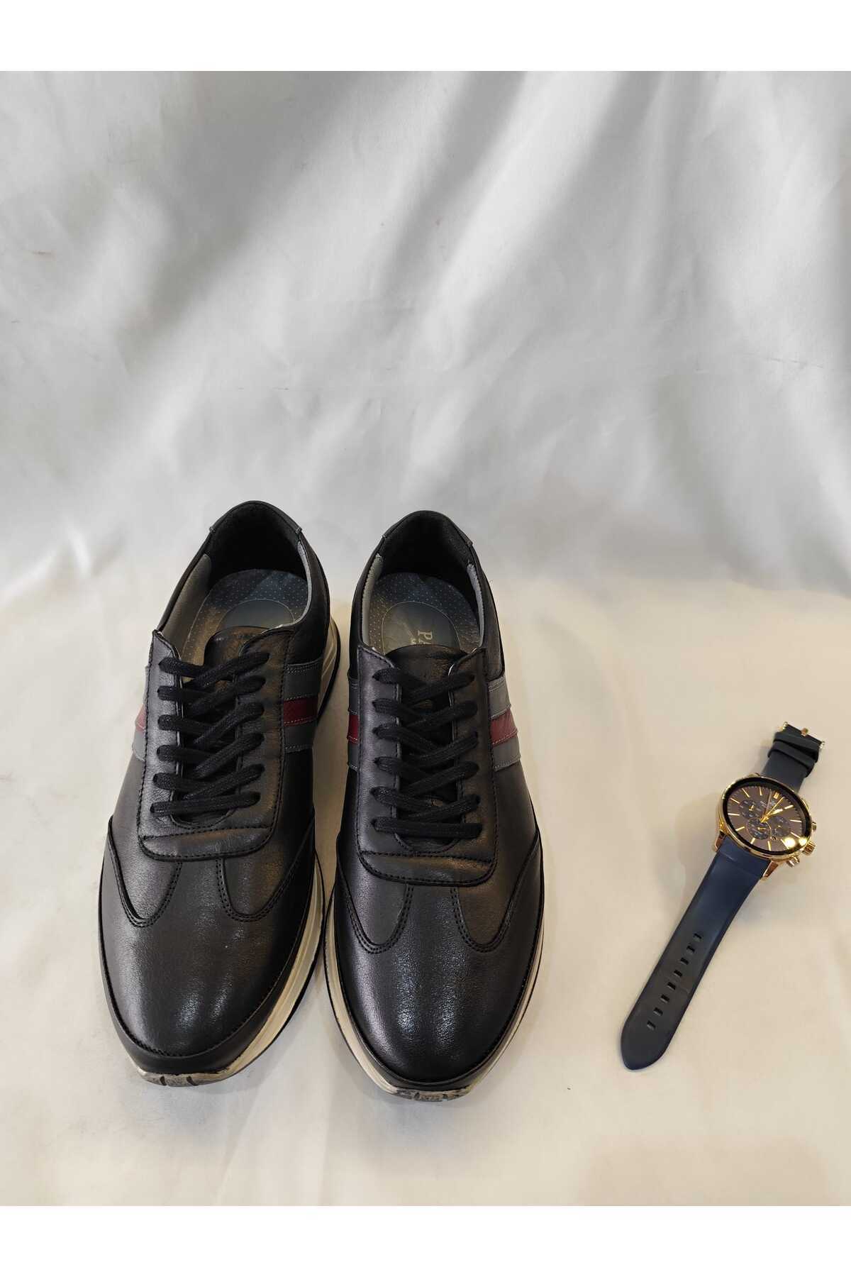 Develi-Male Genuine Leather Lace-Up Classic Sports 2