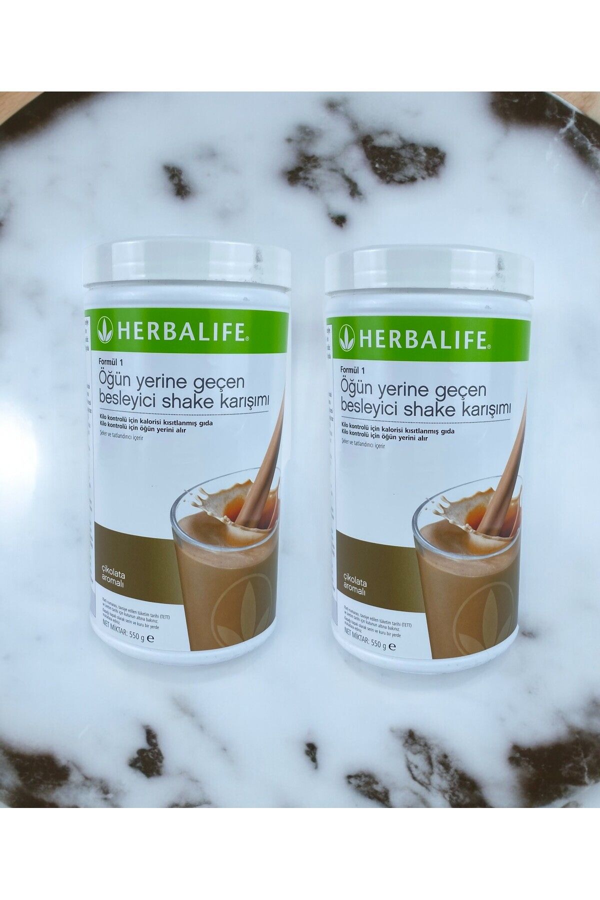 Herbalife Formül 1 Içerikli Çikolata Aromalı Shake 2 Adet 500 gr Shake