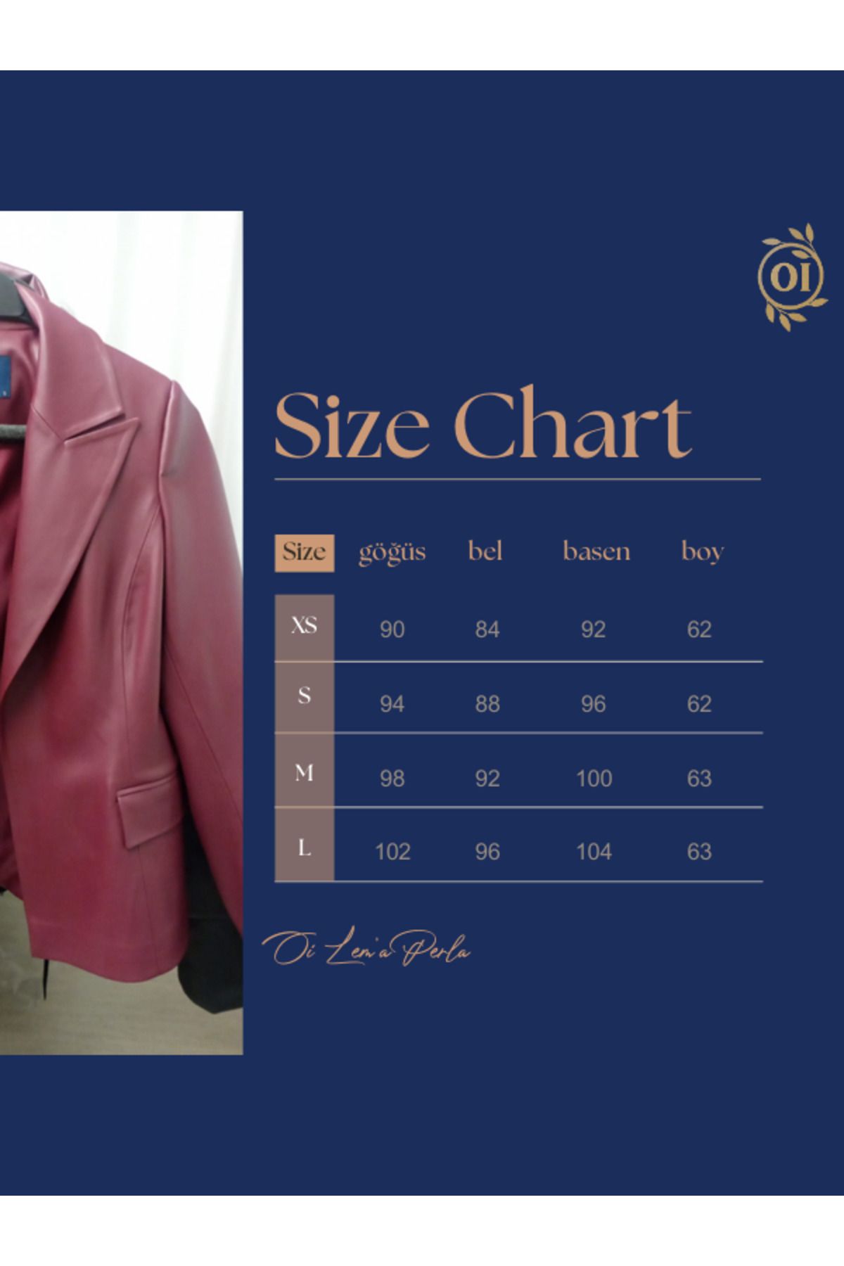 Oilemaperla-Burgundy Leather Blazer Jacket 6