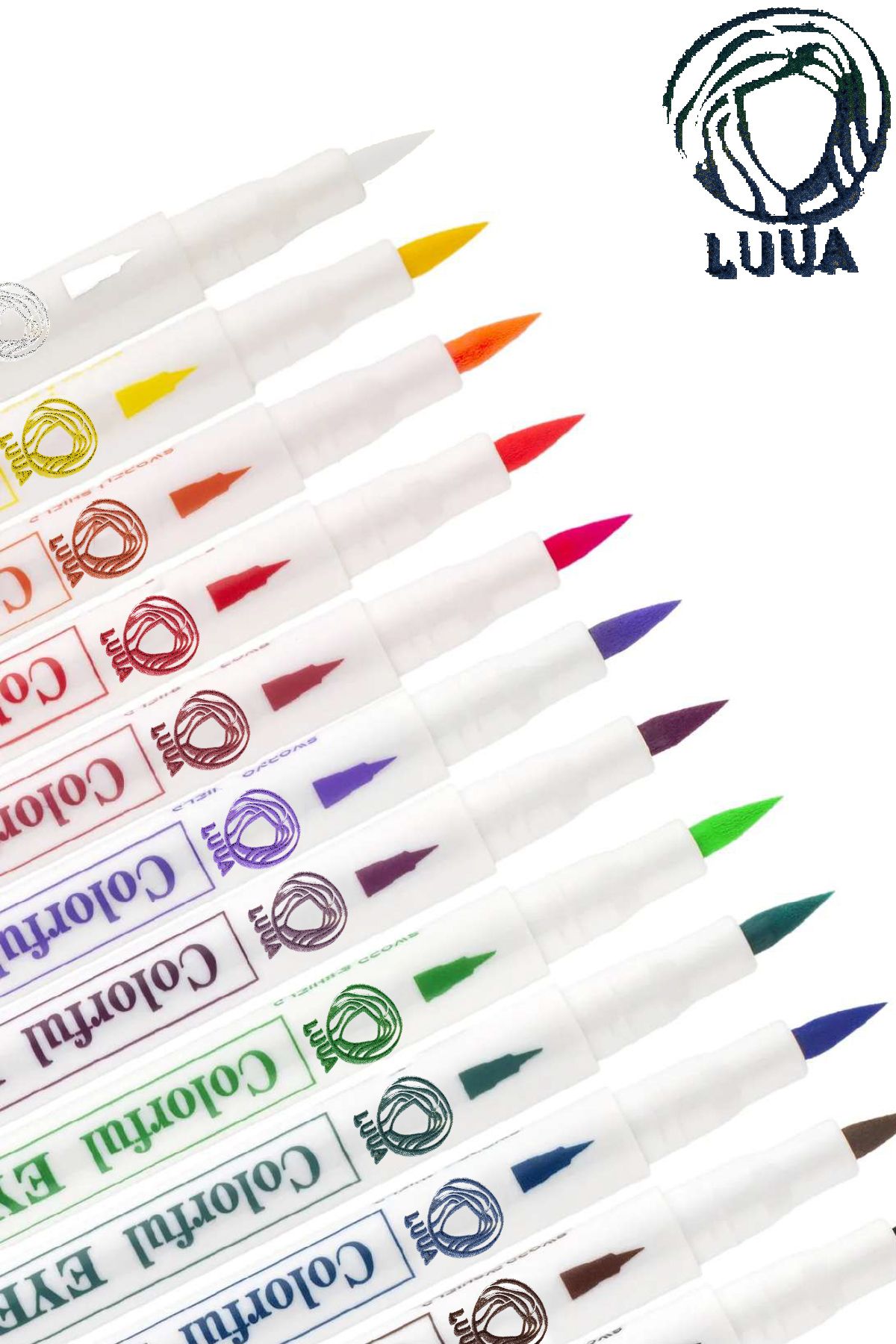 LUUA 12 Renk Pen Eyeliner Seti-3