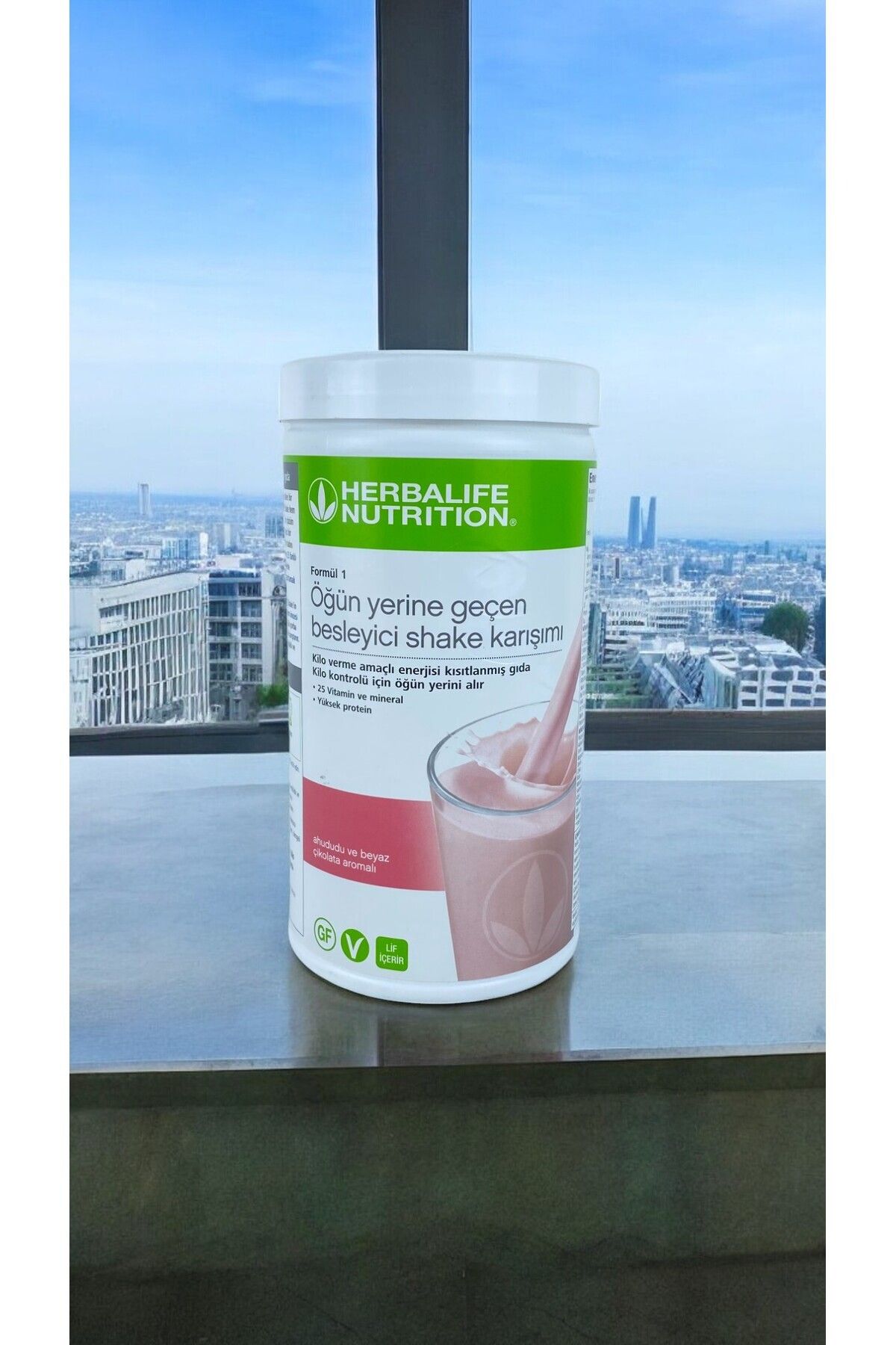 Shake Ahududu Shake Ahududu Ve Beyaz Çikolata Aromalı 1 Adet 500 gr
