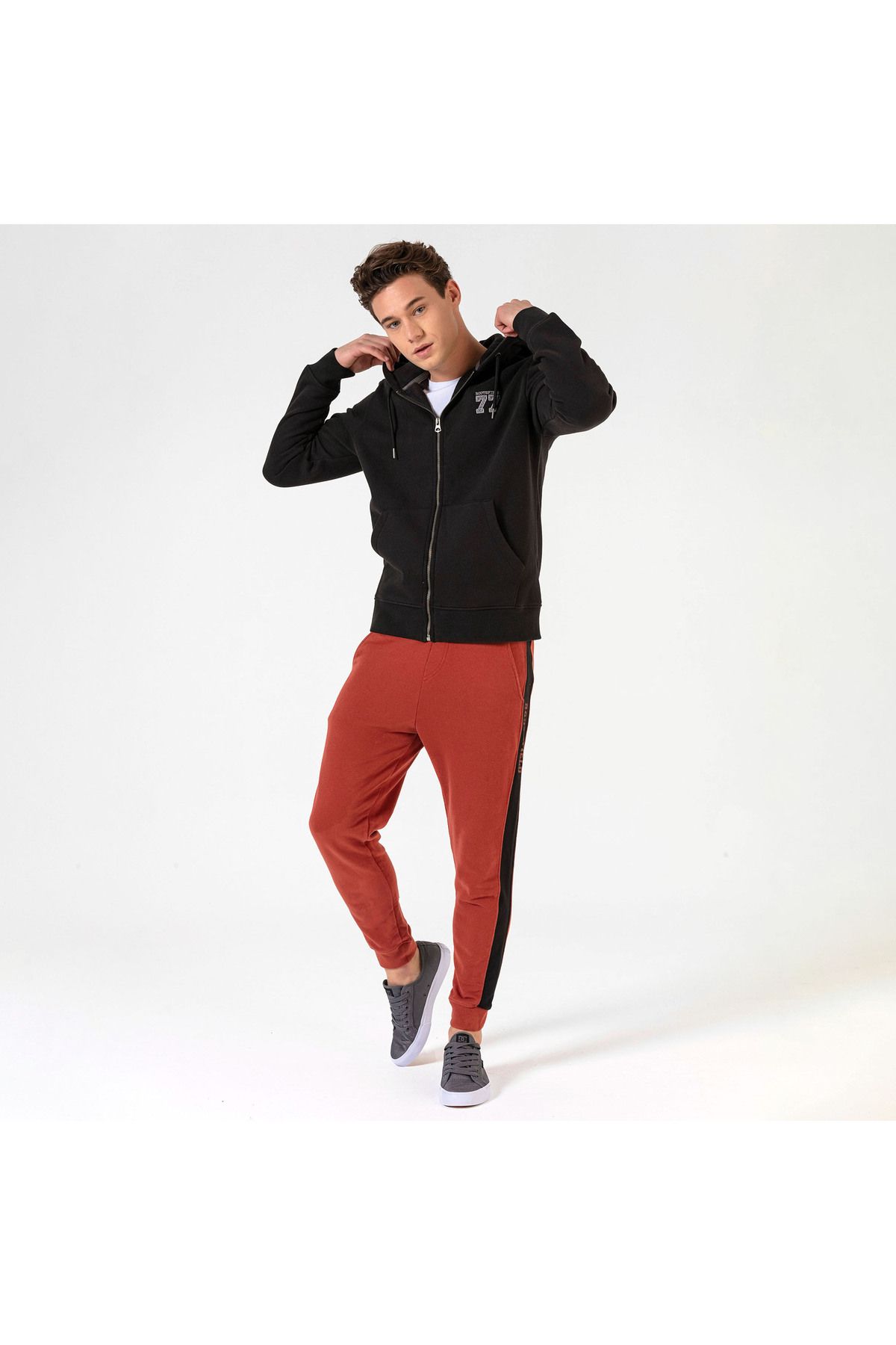 ROUTEFIELD-Men's Tracksuit Eyen Burgundy 8