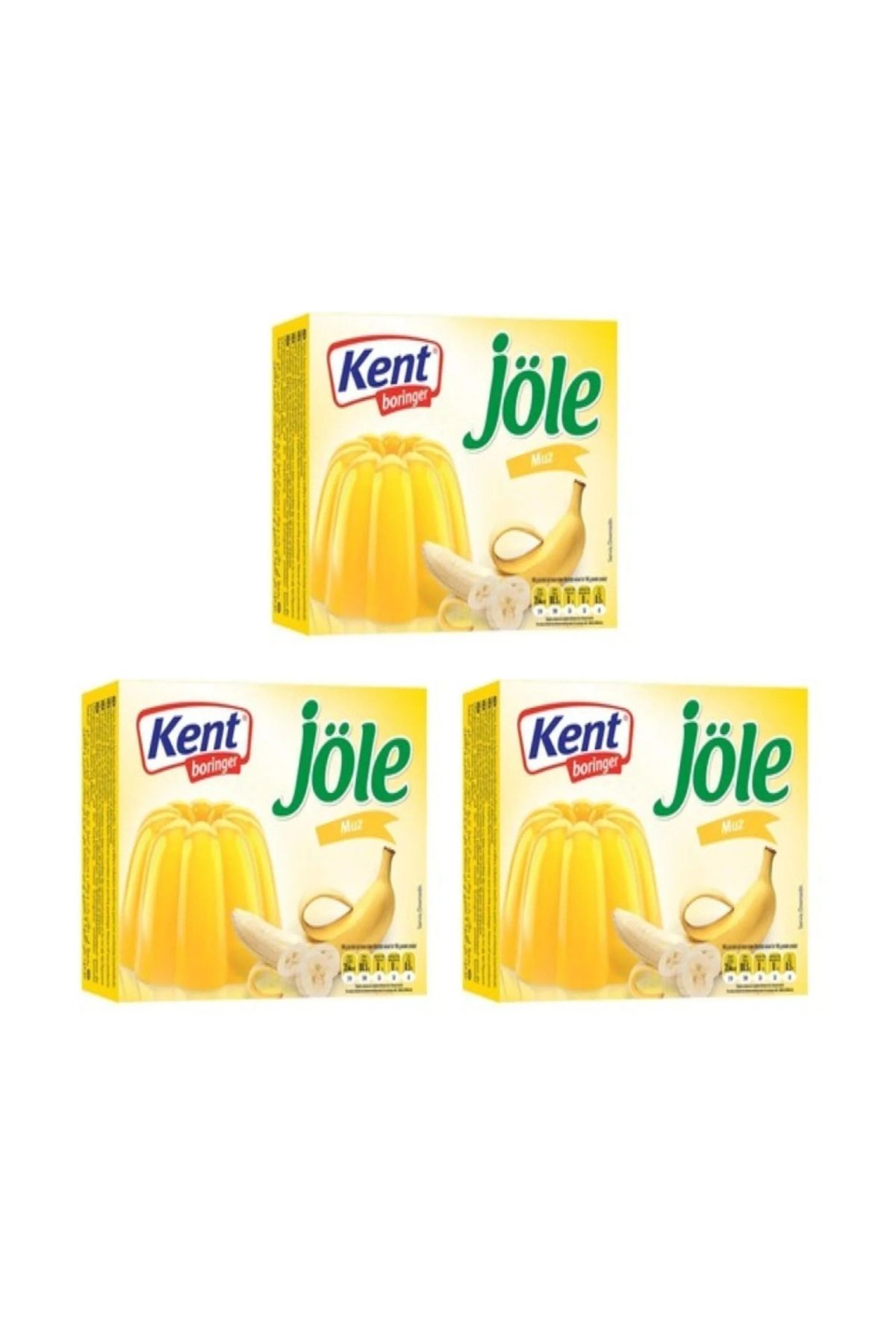 KENT Muz Jöle 85 gr 3 Adet