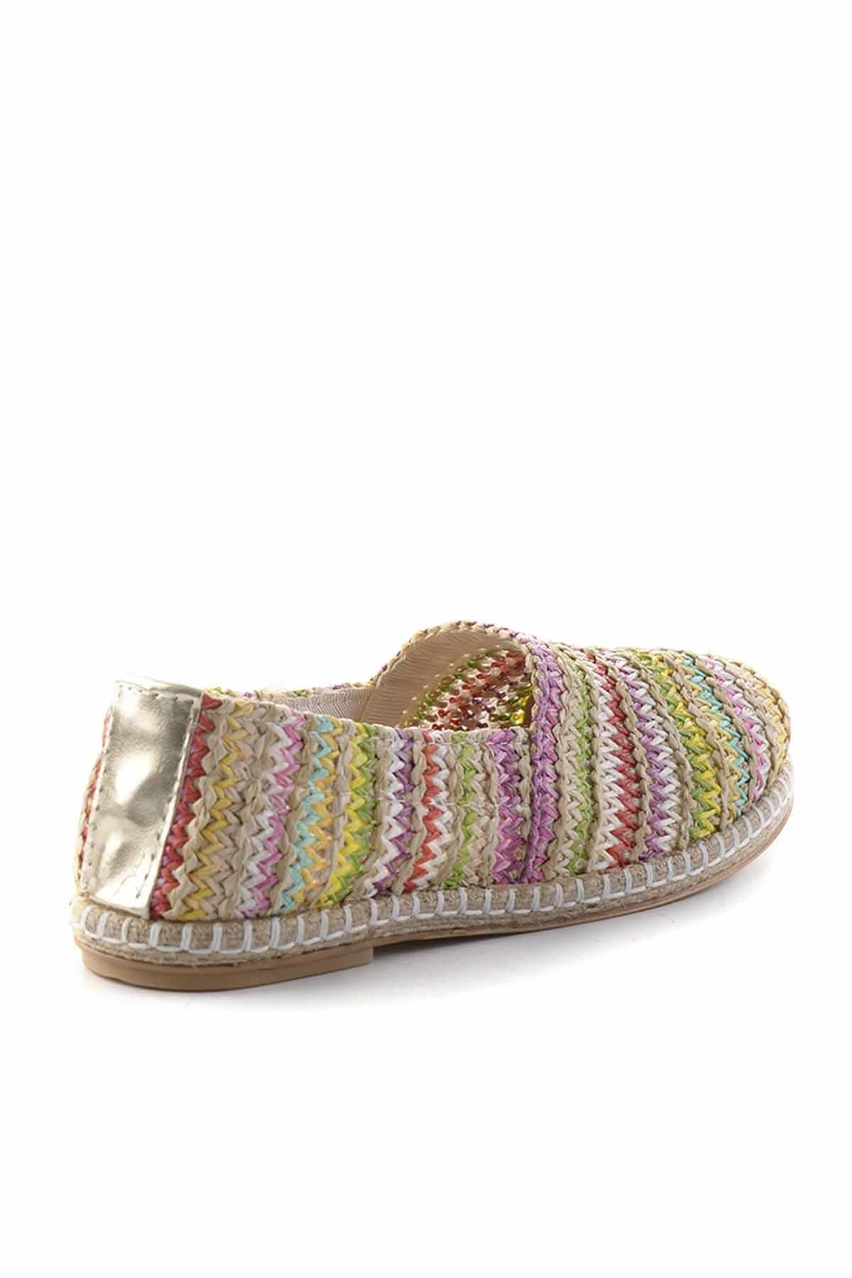 Bambi-Green Multicolored Women's Espadrille K01534100028 4