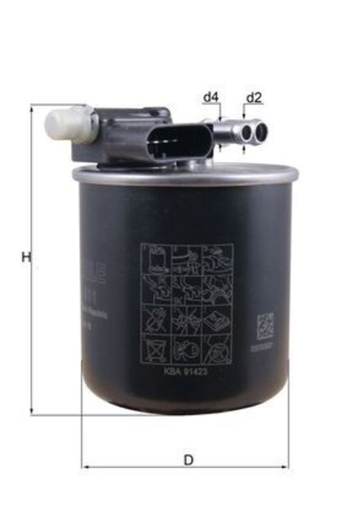 MAHLE YAKIT FILTRESI MERCEDES OM642 W204 W212 C218 C207 W463 X164 W166 W221 W639 A6420906052