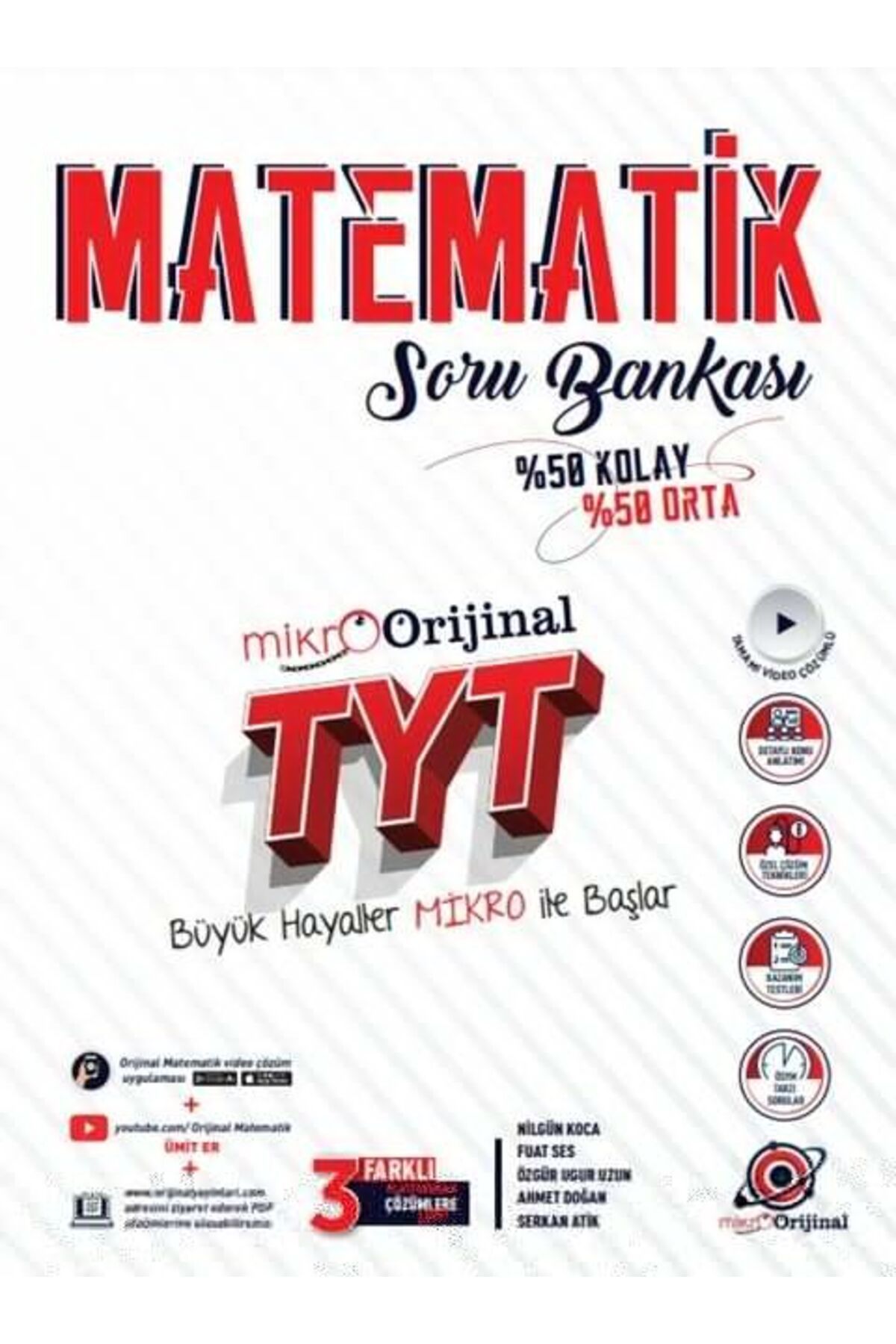 Orijinal Yayınları Orijinal Yayınları TYT Matematik Mikro Soru Bankası