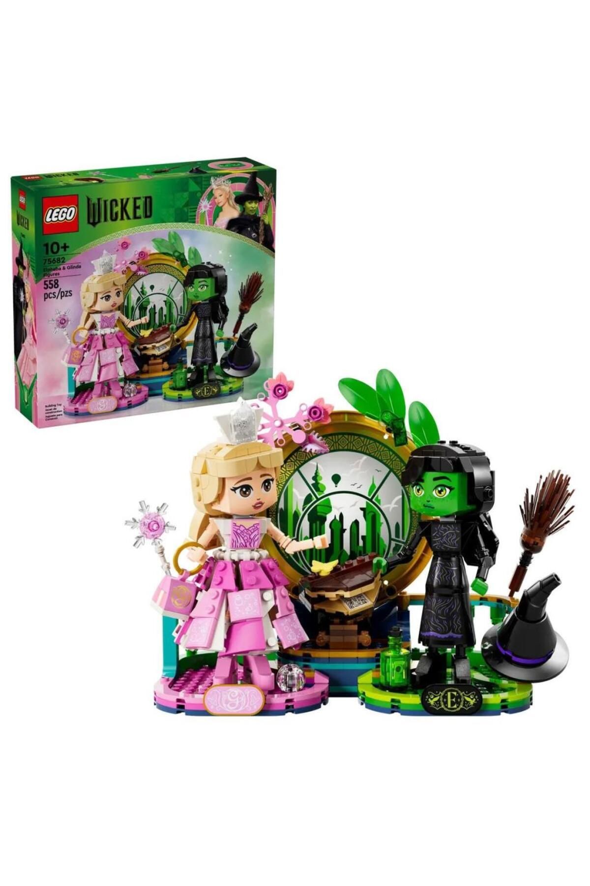 gcaksesuar Nessiworld 75682 Lego Wicked - Elphaba ve Glinda Figürleri 558 parça +10 yaş