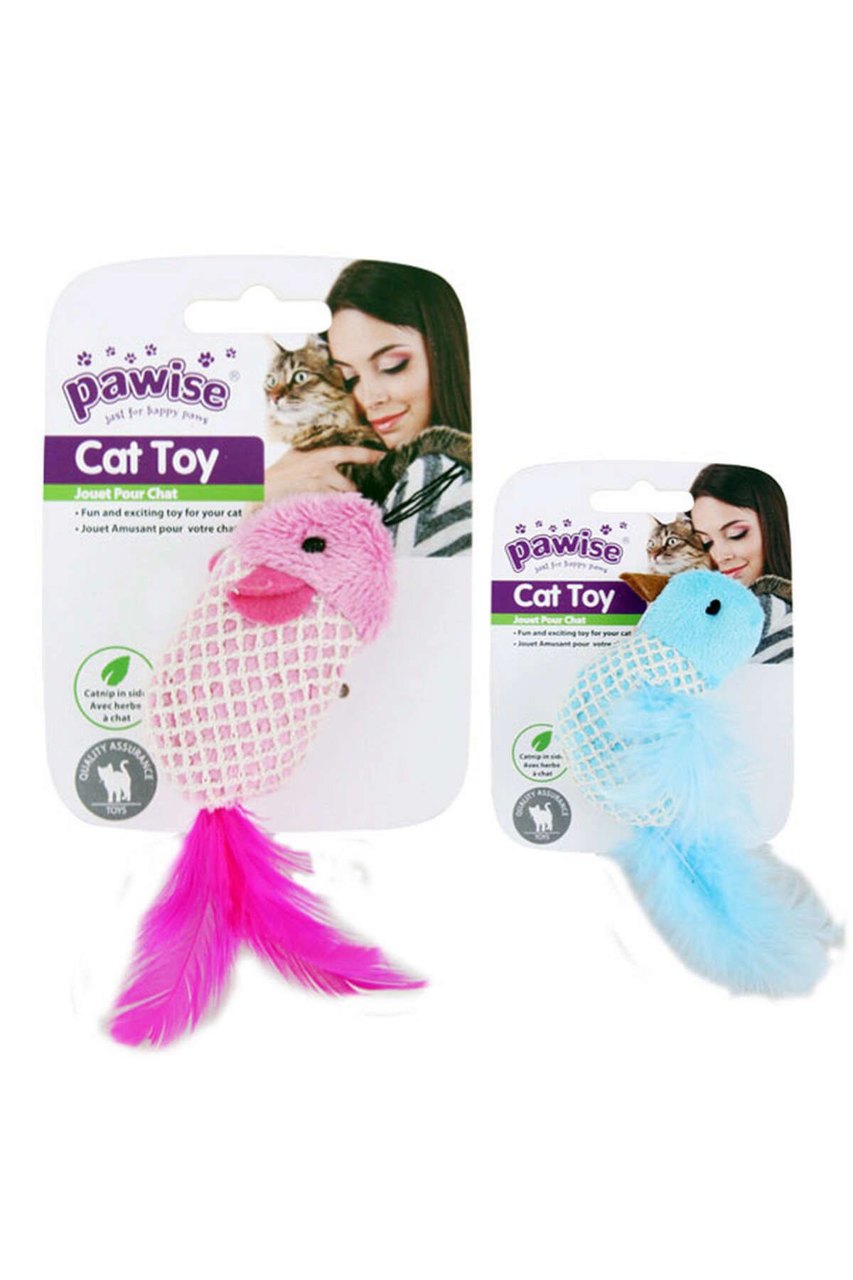Pawise Catnipli Peluş Fare Kedi Oyuncağı 10 cm DSDRN
