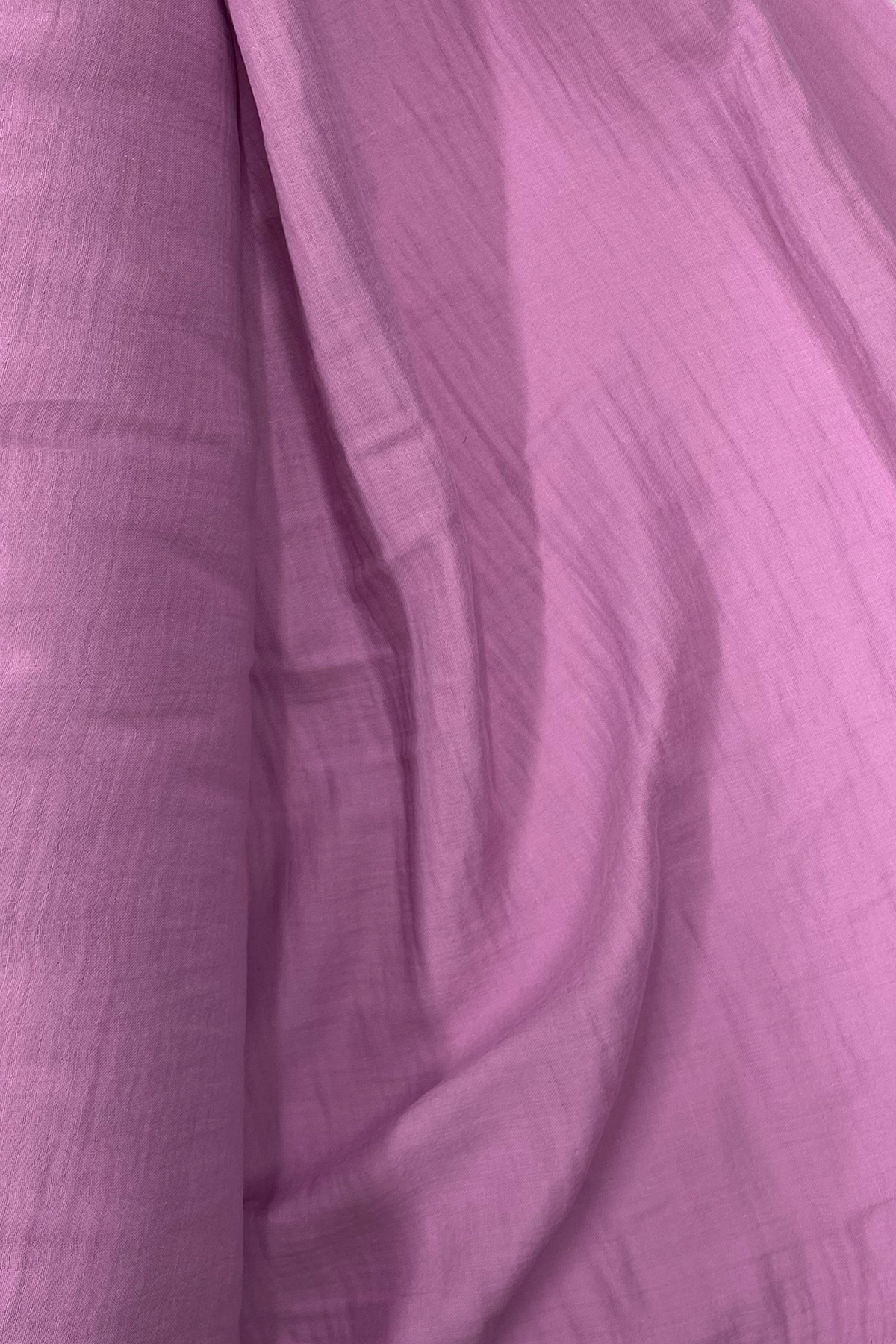 NUVVO Çok Amaçlı Müslin Pamuklu Bebek Örtü ve Battaniye Kumaşı Müslin Bez Leylak fotoğrafı 2 (önizleme)