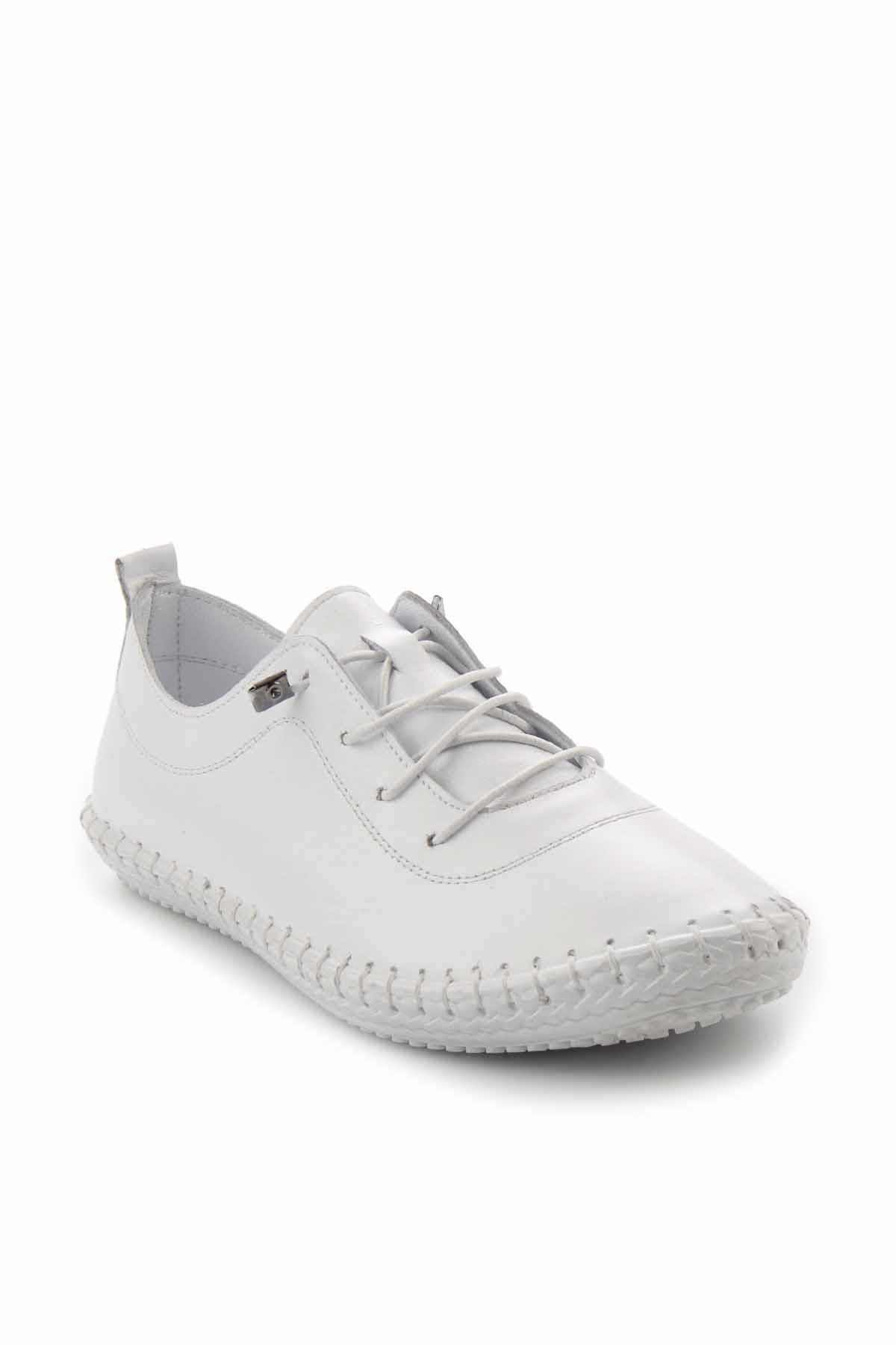 Bambi-Pantofi de damă din piele naturală albă K 01272000403 3