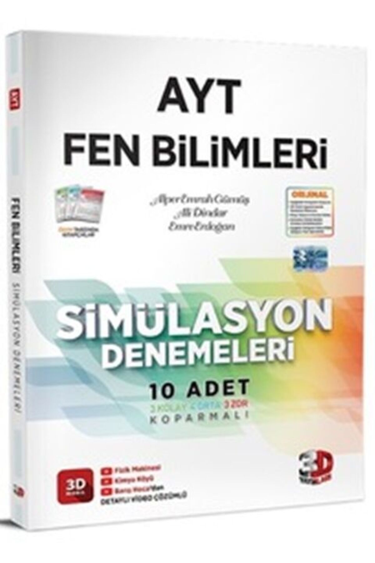 Kida Kitap 3D Yayınları AYT Fen Bilimleri Simülasyon Denemeleri
