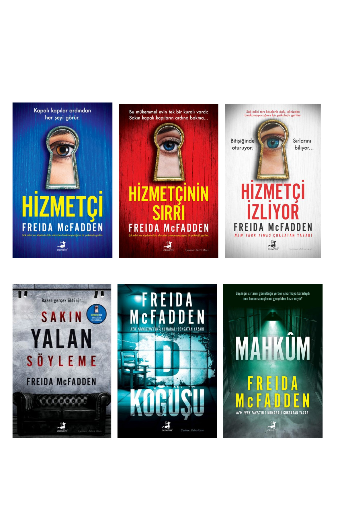 Olimpos Yaynlar Freida McFadden 6 Kitap Set (Hizmeti Serisi - D ...
