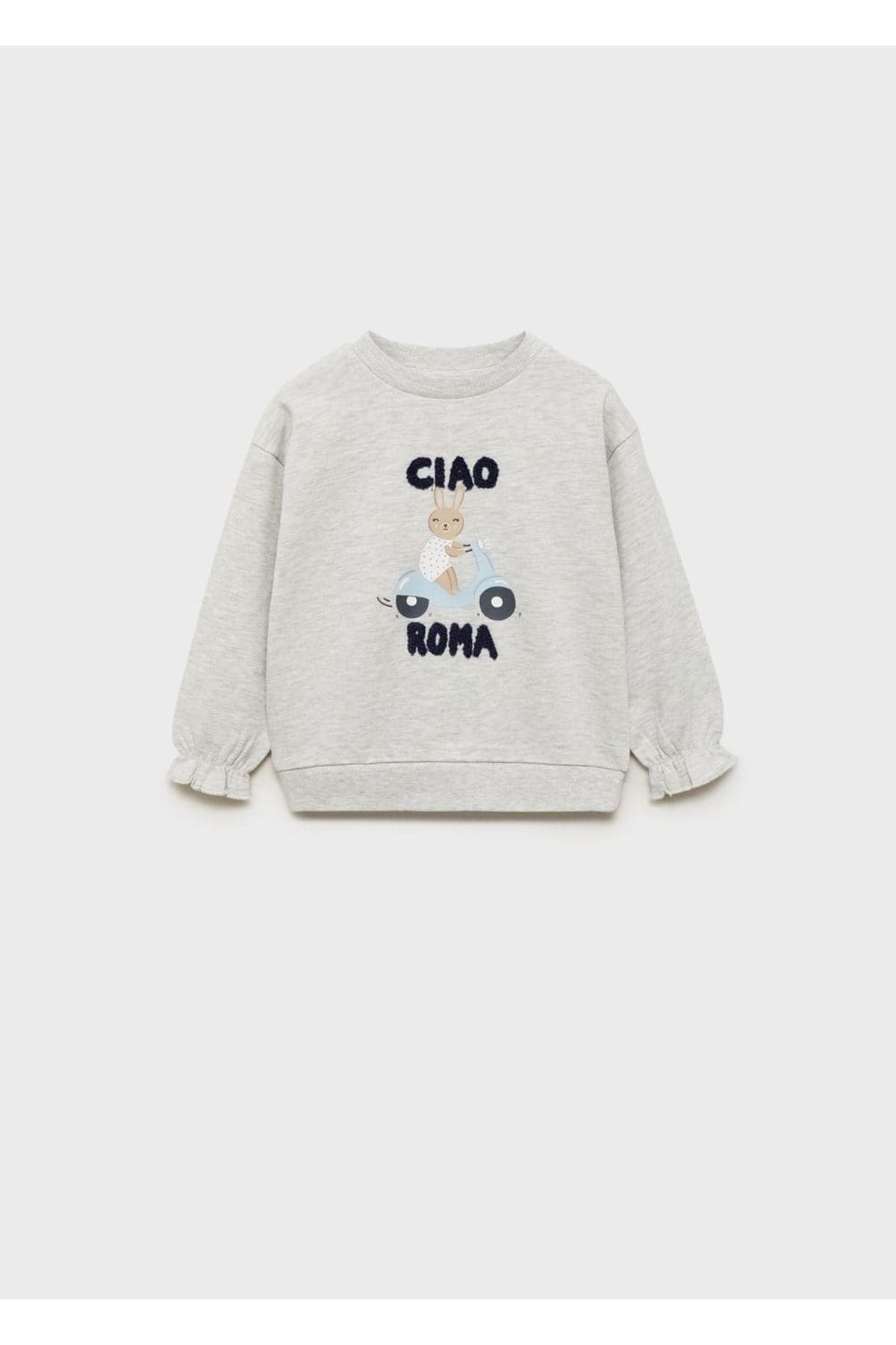 MANGO Baby-Sweatshirt with Texture Pattern 3