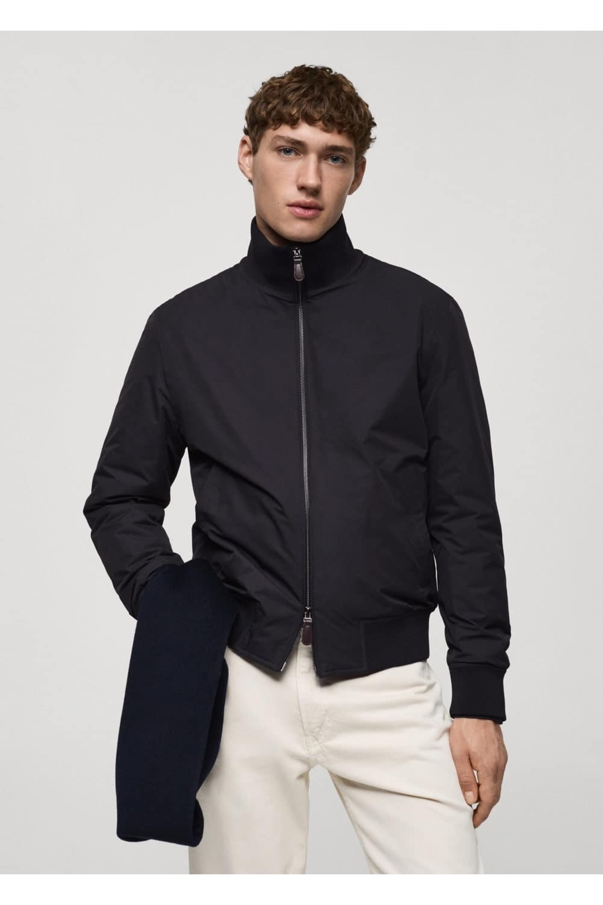 Su tutmaz kapitone bomber ceket