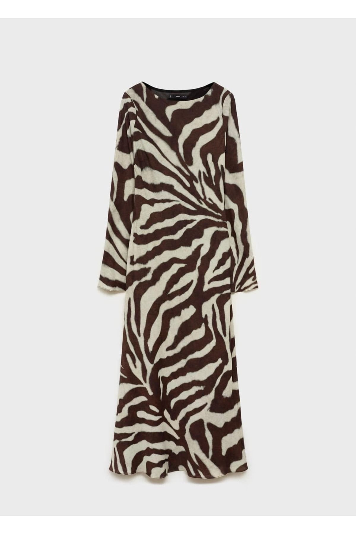 MANGO Woman-Zebra Pattern Detailed Dress 3