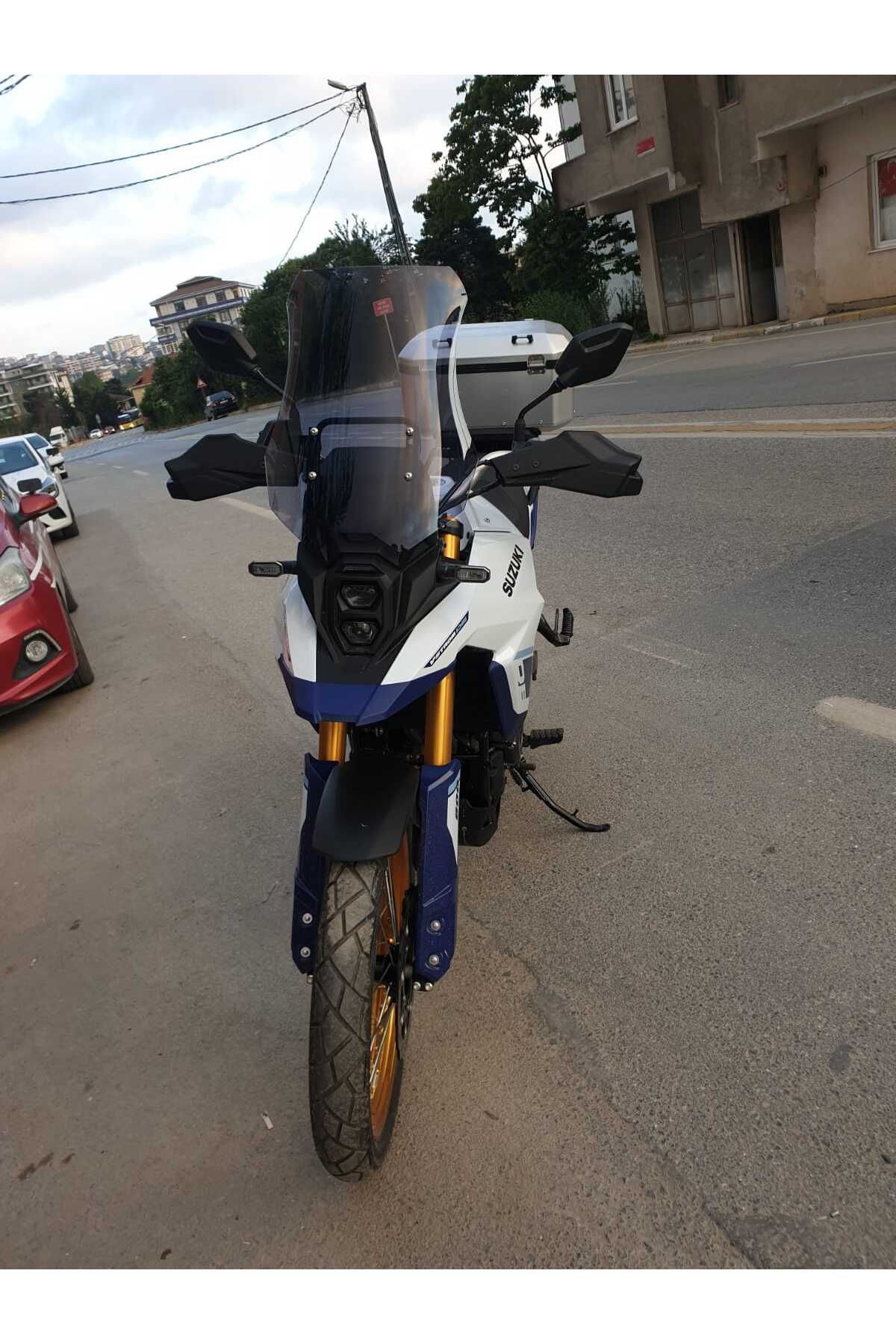 Suzuki V-strom DE 800 Siperlik Ön Cam 2023-2025 Model 50cm Füme Renkli 4mm