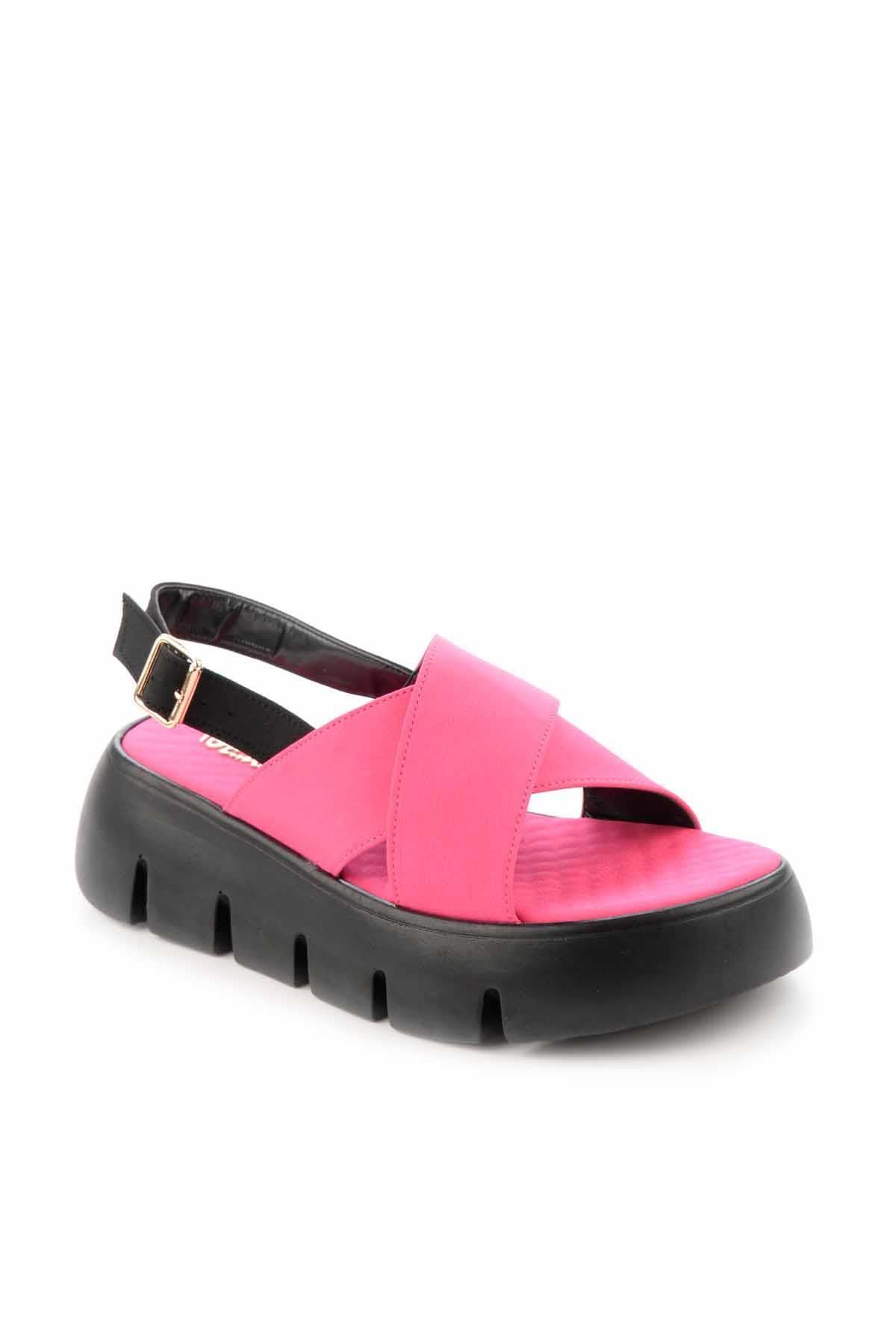 Bambi-Matte Fuchsia Satin Damen Sandalen K 05140228038 3