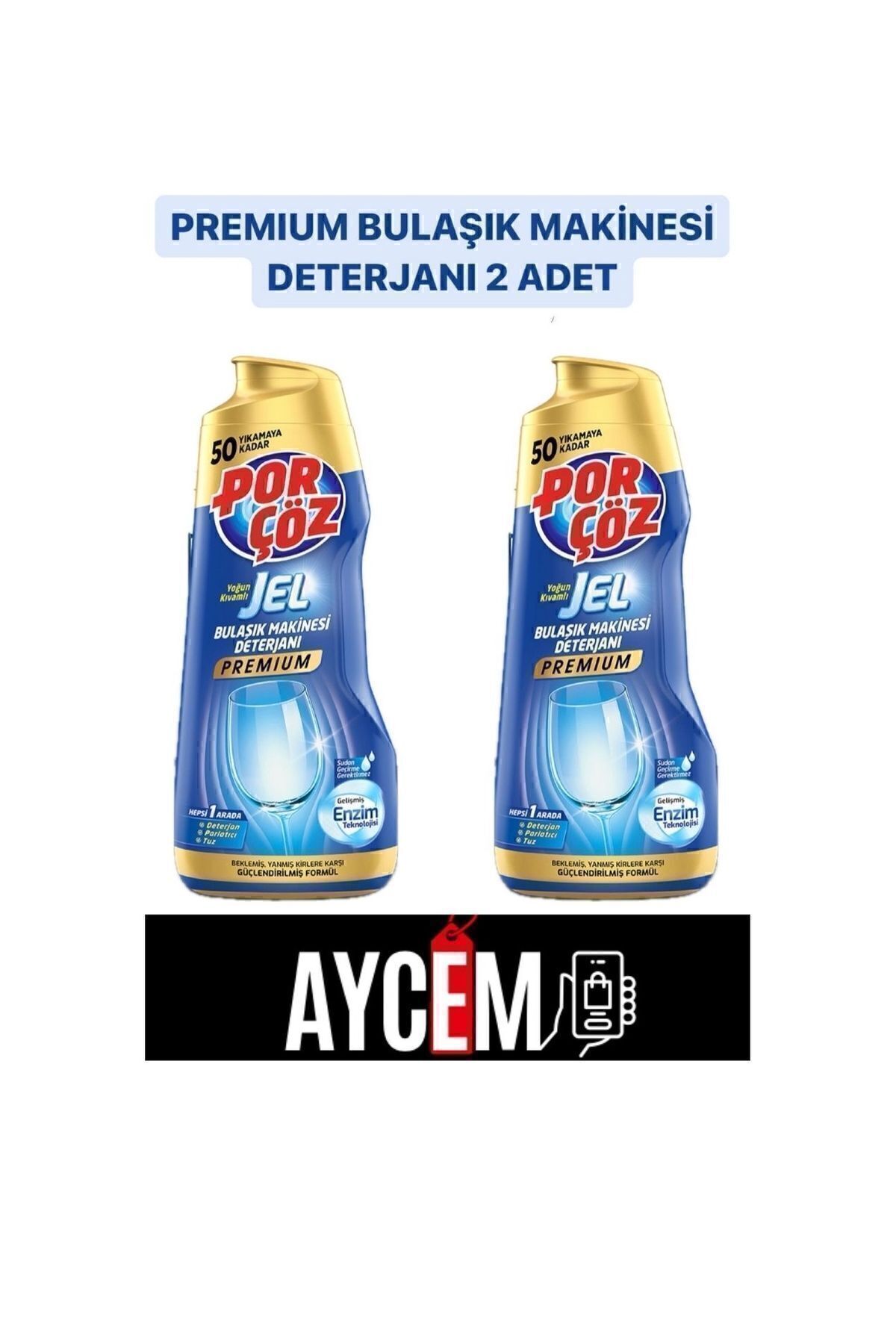 Porçöz Bul. Makinesi Deterjanı 900ml 2 Adet