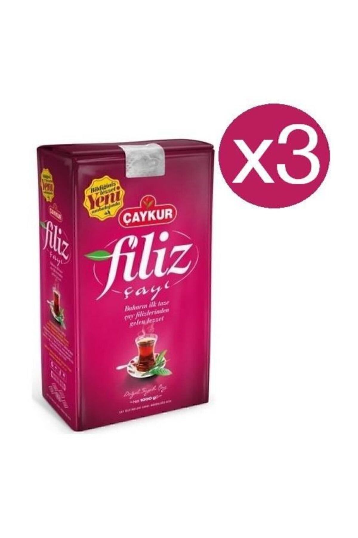 Çaykur Filiz Çayı 1000 gr X 3 Adet